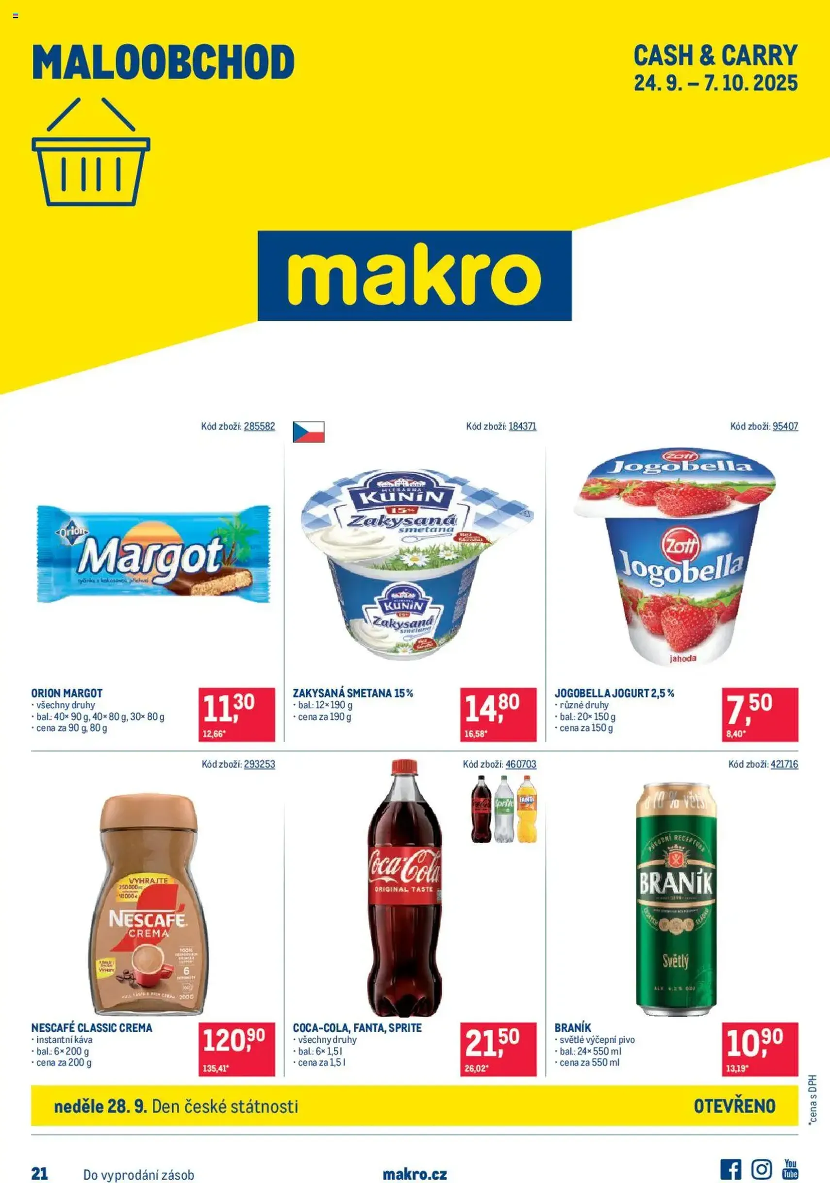 Makro leták - Maloobchod - platný leták od 24.09.2025 strana 1 z 18