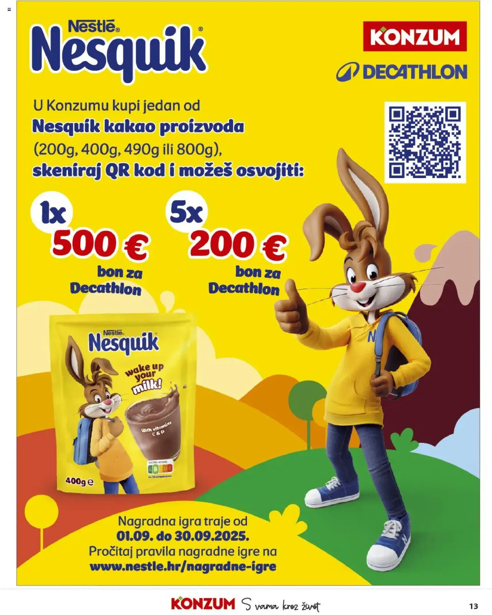 Konzum HR Akciós újság - 2025.08.27. érvényes szórólap 13 oldal 45 oldalból Konzum HR Akciós újság - 2025.08.27. érvényes szórólap 13 oldal 45 oldalból