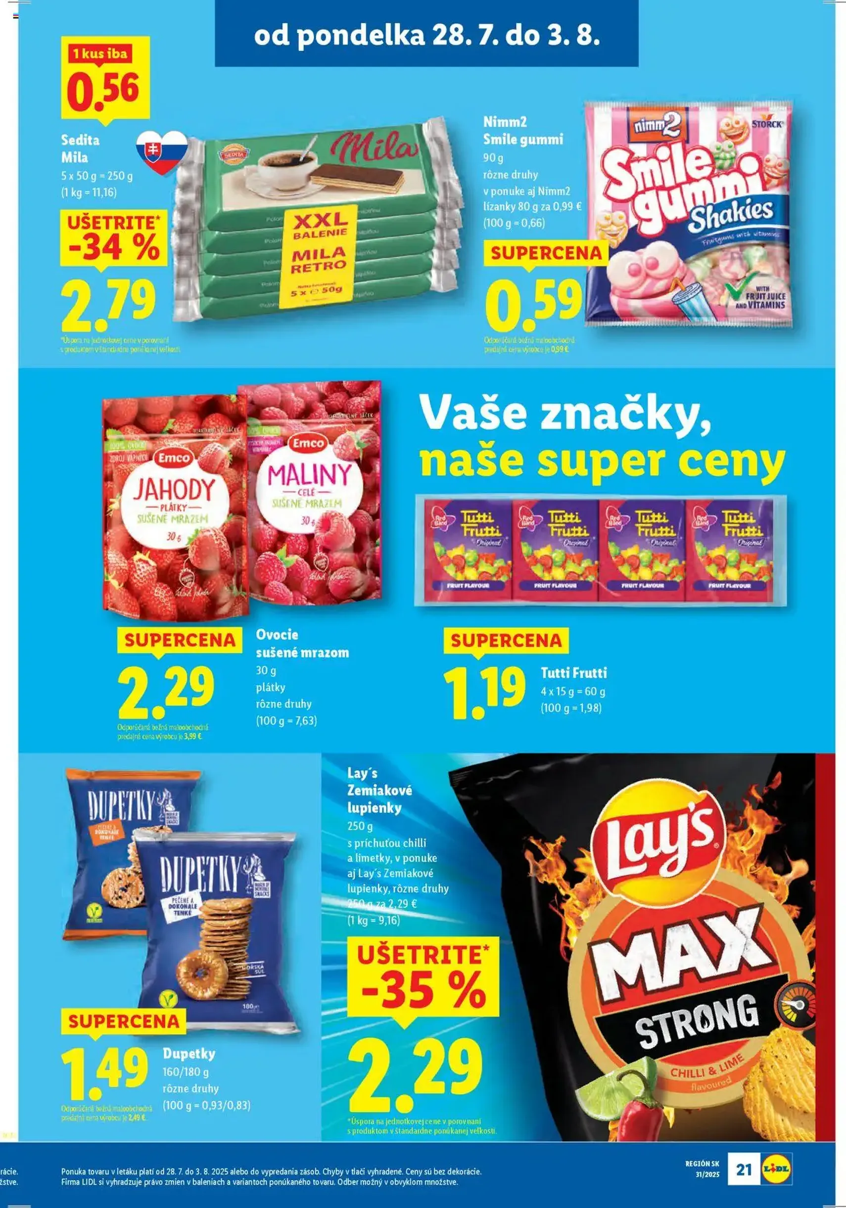 Lidl leták - platný leták od 28.07.2025 strana 21 z 87 Lidl leták - platný leták od 28.07.2025 strana 21 z 87