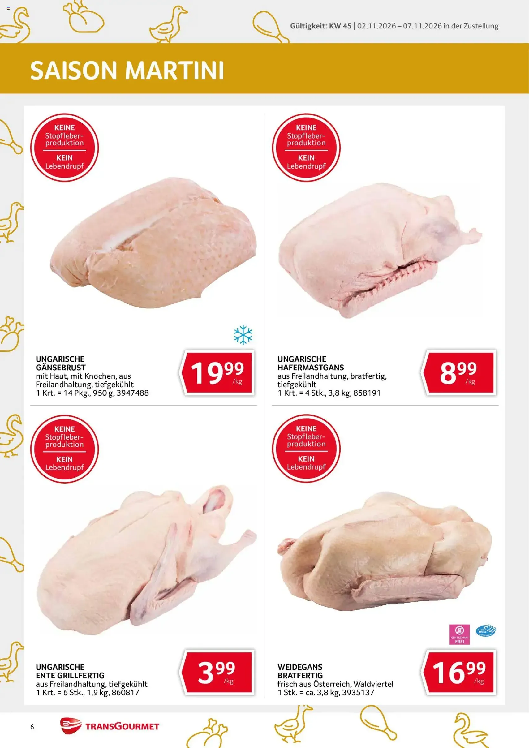 Transgourmet Flugblatt - Gültiger Prospekt ab 02.11.2026, Seite 6 von insgesamt 36