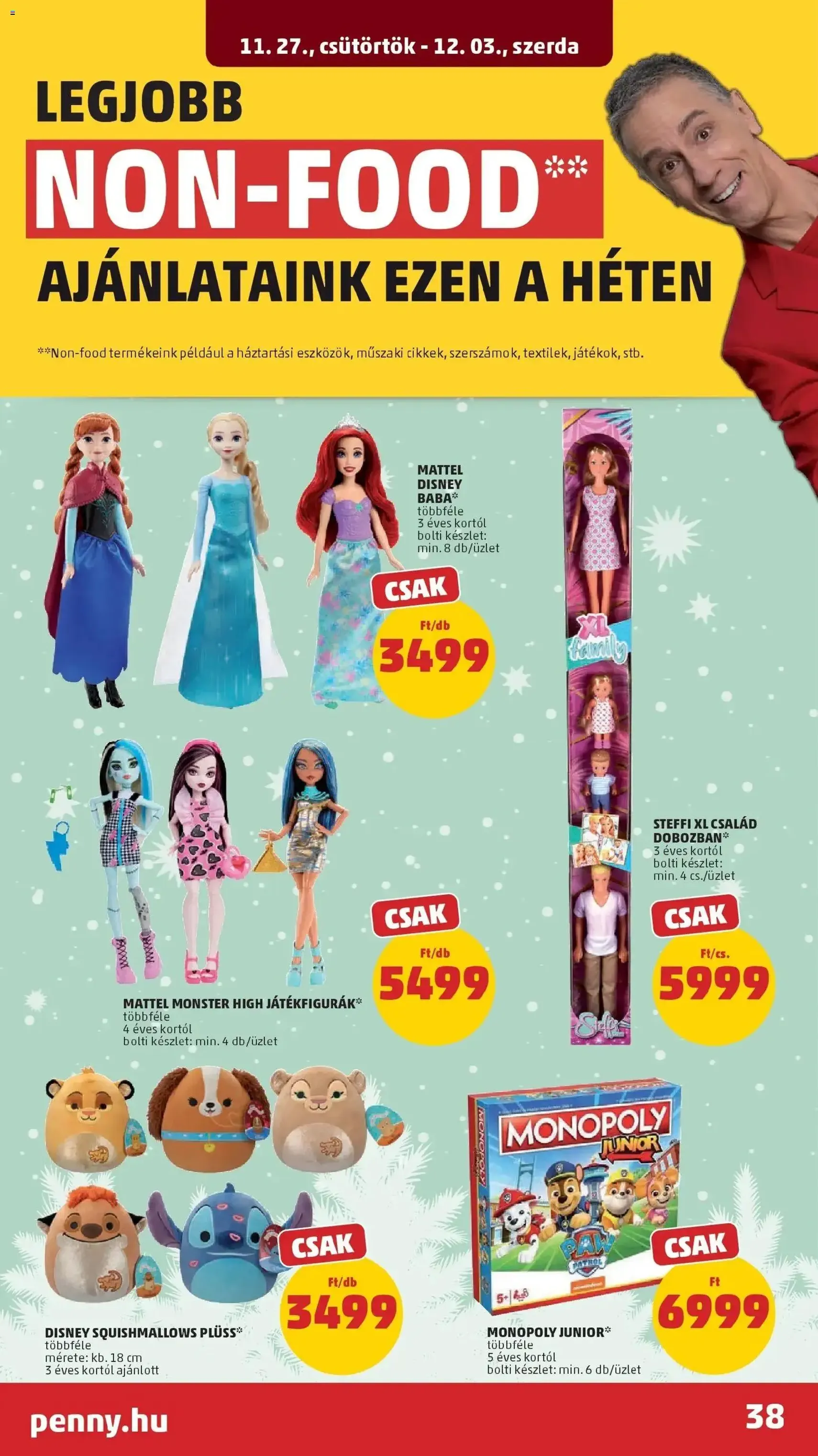 PENNY Akciós újság - 2025.11.27. érvényes szórólap 38 oldal 39 oldalból