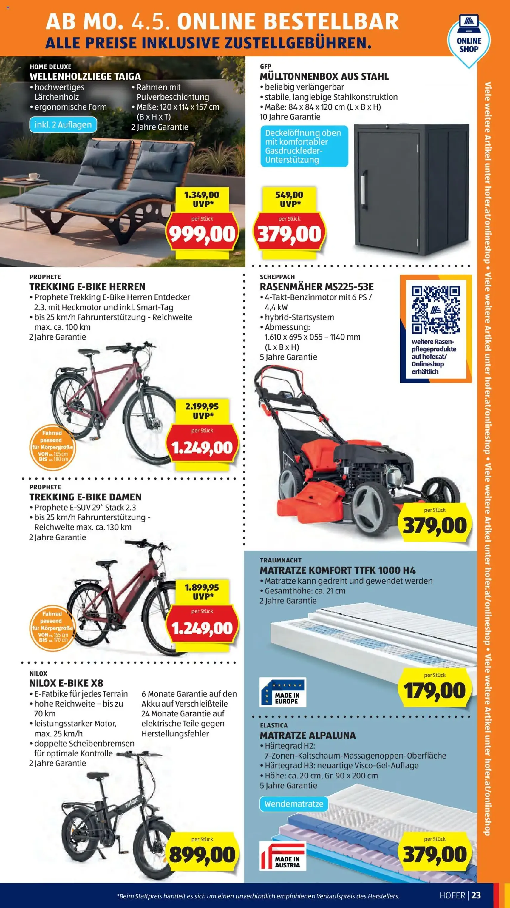 Hofer Flugblatt - Gültiger Prospekt ab 29.04.2026, Seite 29 von insgesamt 47