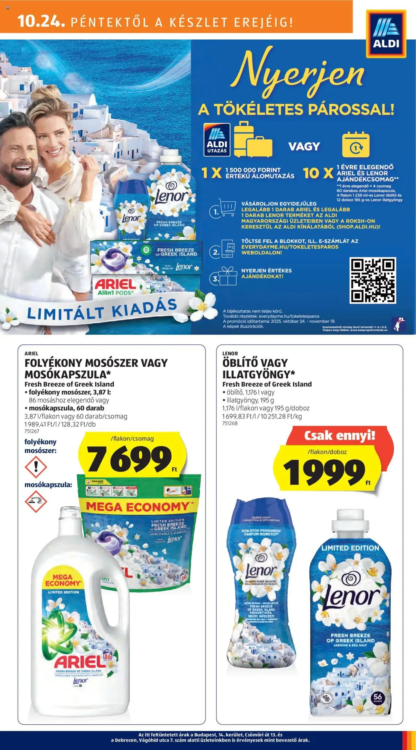 Aldi Akciós újság - 2025.10.24. érvényes szórólap 23 oldal 51 oldalból Aldi Akciós újság - 2025.10.24. érvényes szórólap 23 oldal 51 oldalból