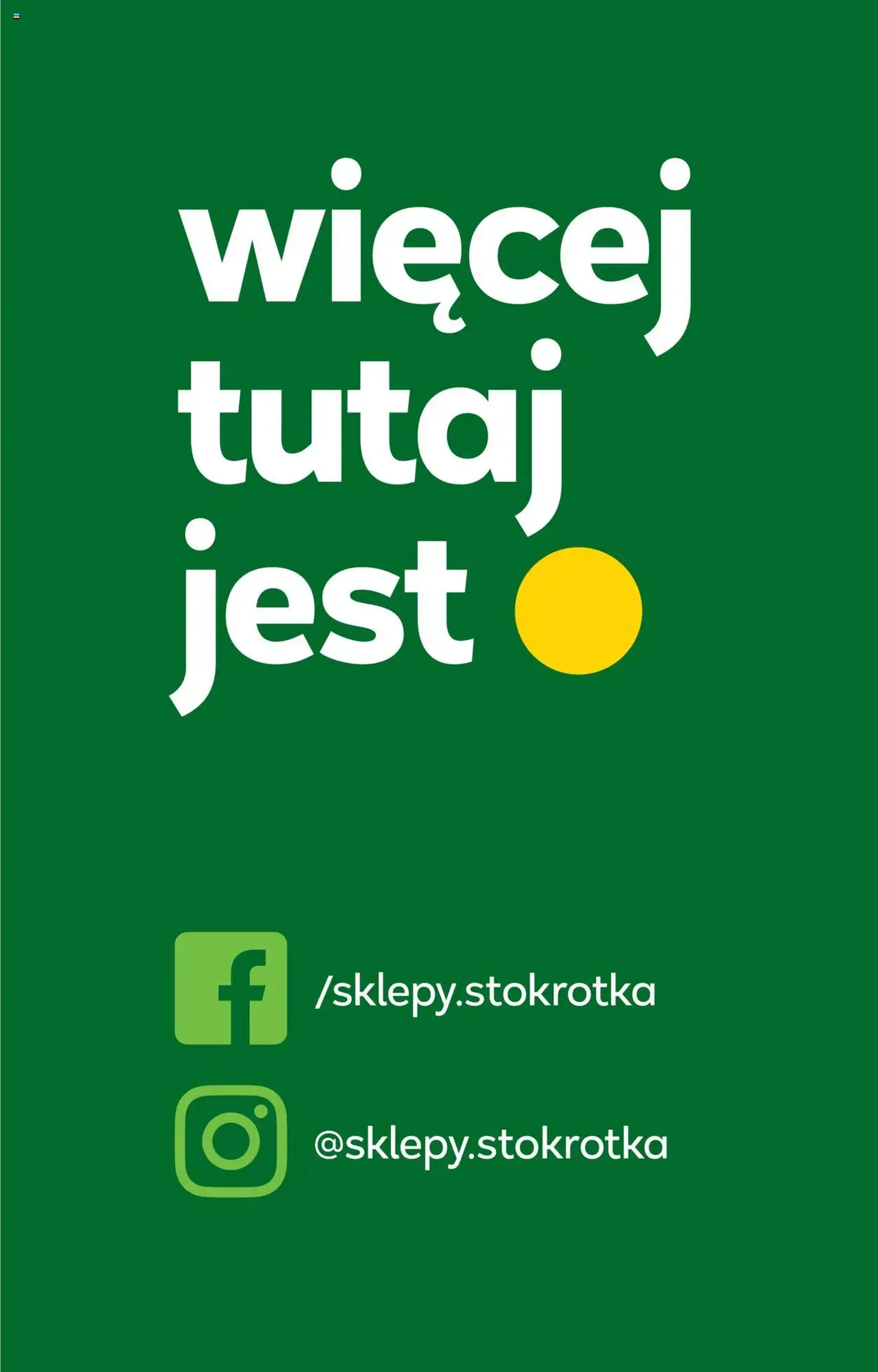 Stokrotka Gazetka - ważny gazetka od 17.07.2025 strona 45 z 45 Stokrotka Gazetka - ważny gazetka od 17.07.2025 strona 45 z 45