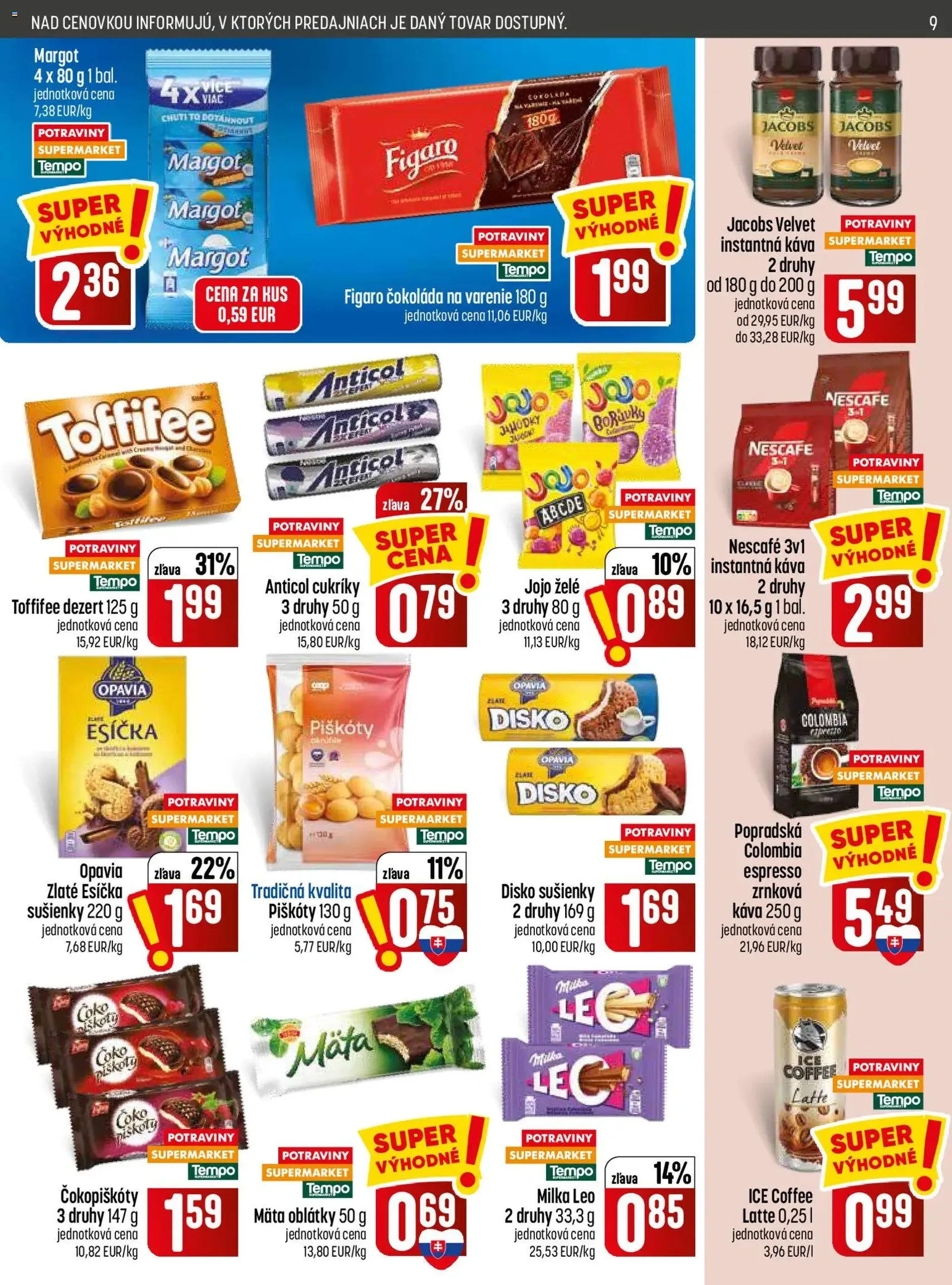 COOP Jednota leták - platný leták od 16.07.2026 strana 9 z 28