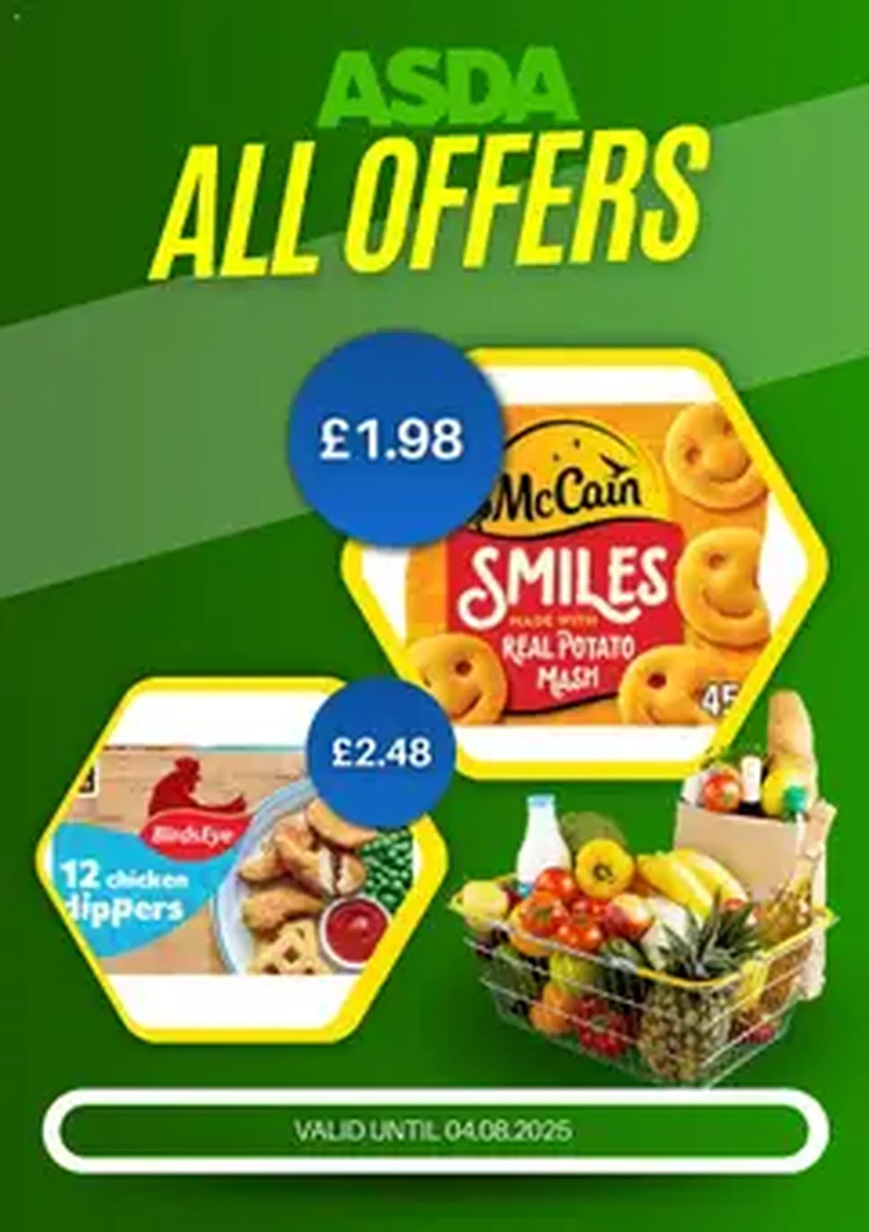 Asda - Weekly offers - valid flyer from 29/07/2025, page 1 of 1