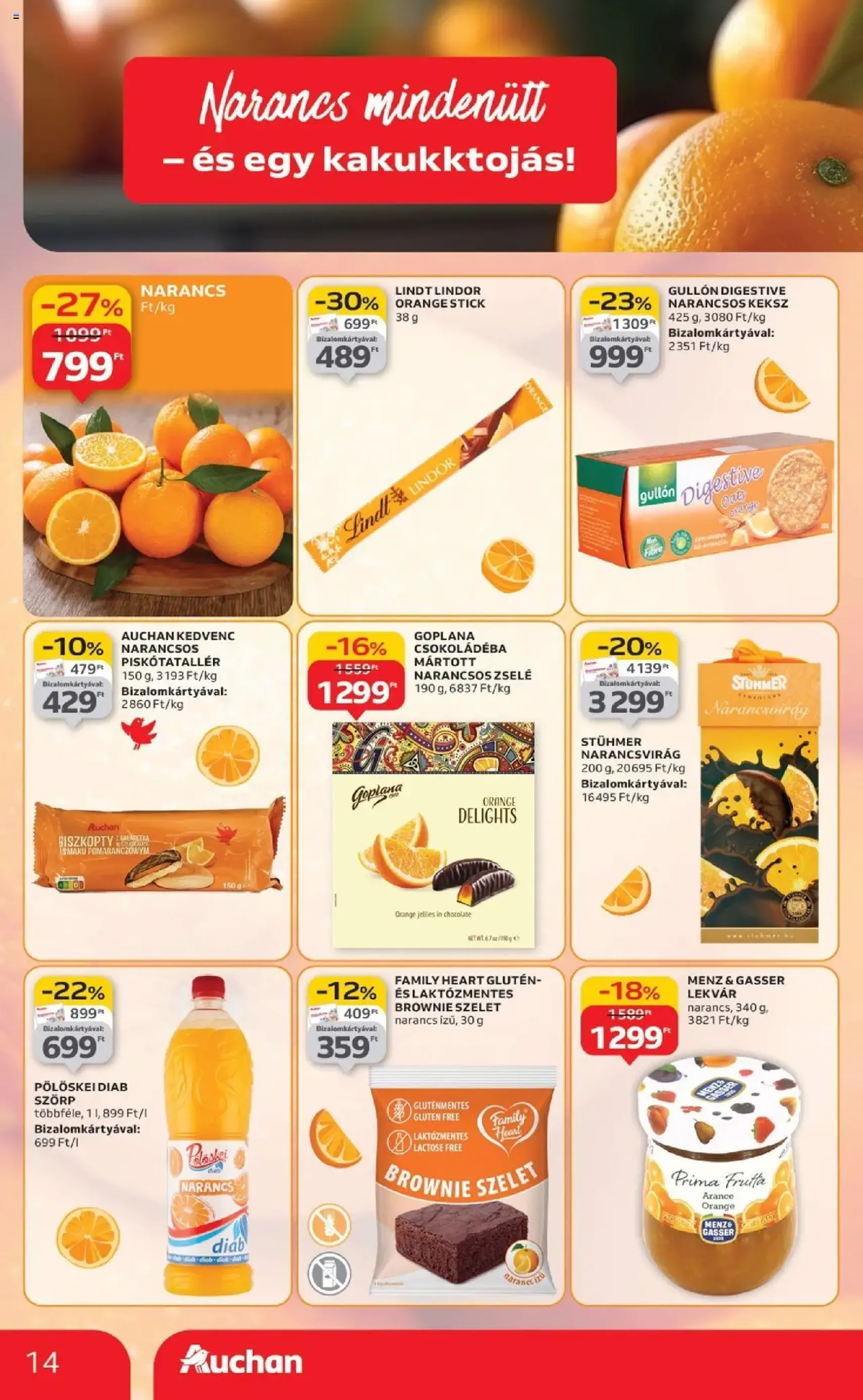 Auchan Akciós újság - 2025.09.18. érvényes szórólap 14 oldal 26 oldalból Auchan Akciós újság - 2025.09.18. érvényes szórólap 14 oldal 26 oldalból