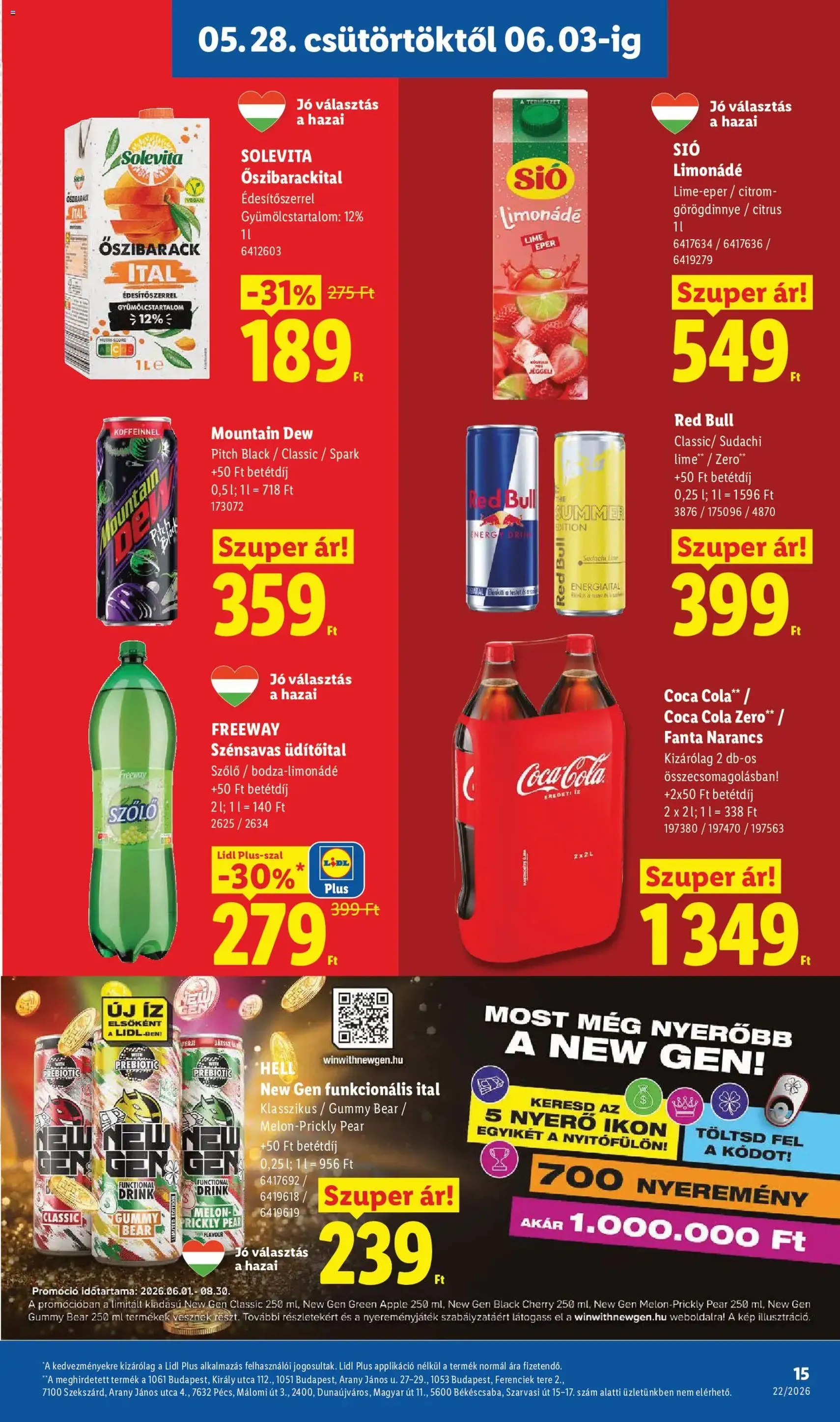Lidl akciós újság - 2026.05.28. érvényes szórólap 15 oldal 74 oldalból