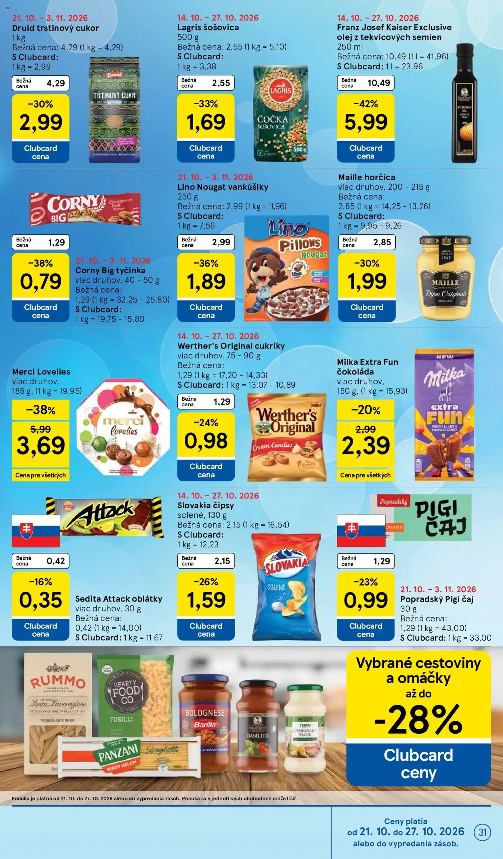 Tesco Hypermarket - leták - platný leták od 21.10.2026 strana 31 z 42