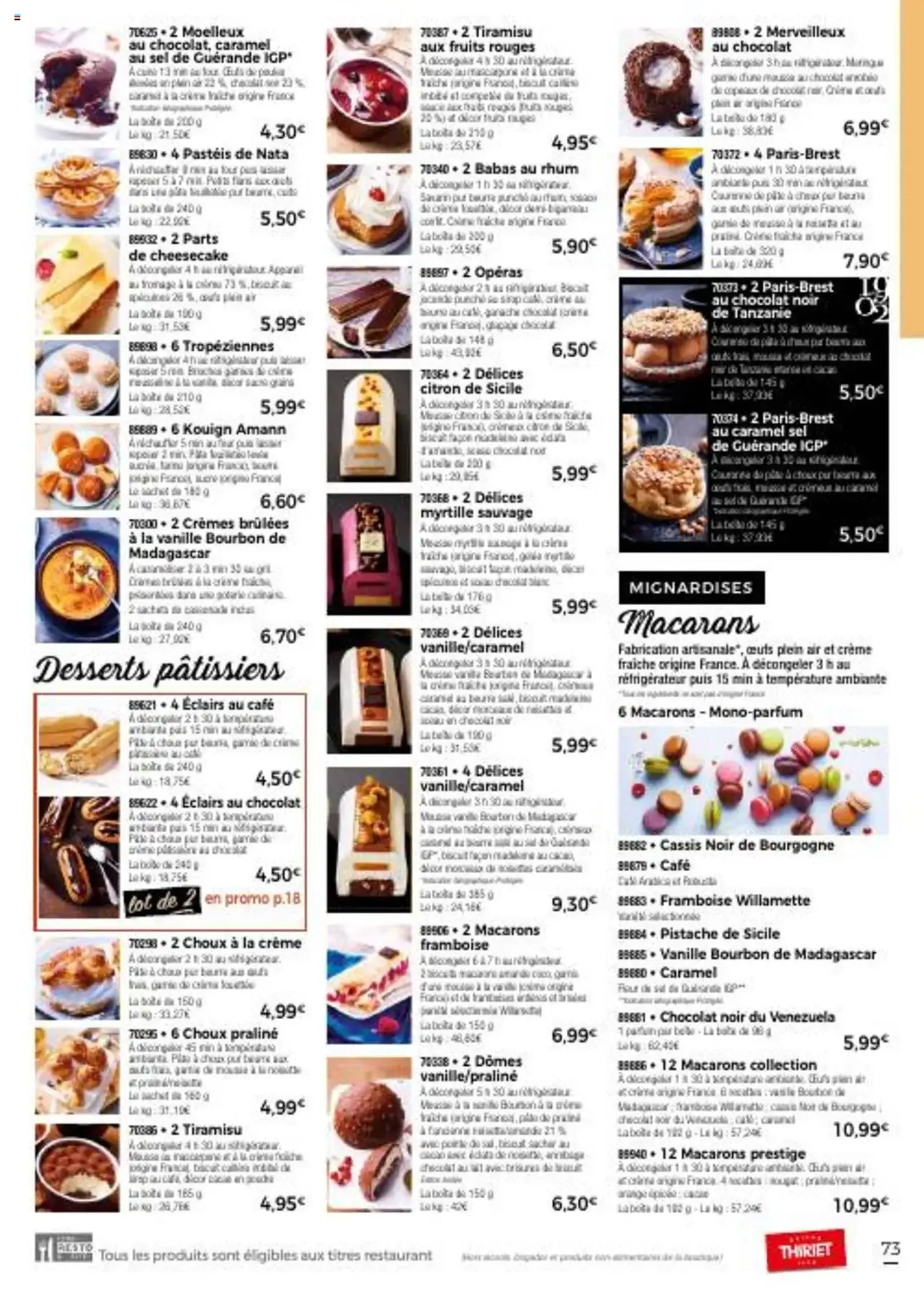 Thiriet catalogue livraison à domicile - brochure valable à partir du 11/07/2025, page 73 sur 80 Thiriet catalogue livraison à domicile - brochure valable à partir du 11/07/2025, page 73 sur 80