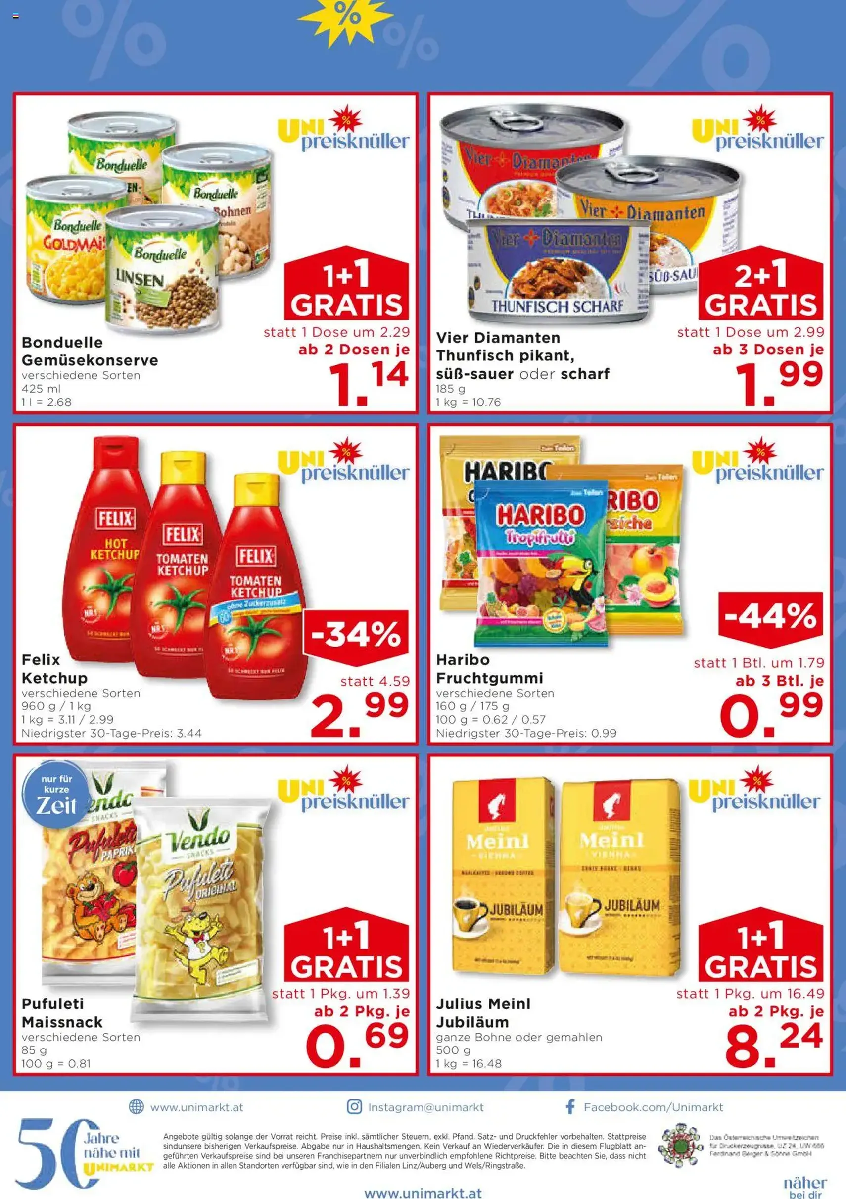 Unimarkt Süd - Gültiger Prospekt ab 30.07.2025, Seite 16 von insgesamt 16 Unimarkt Süd - Gültiger Prospekt ab 30.07.2025, Seite 16 von insgesamt 16