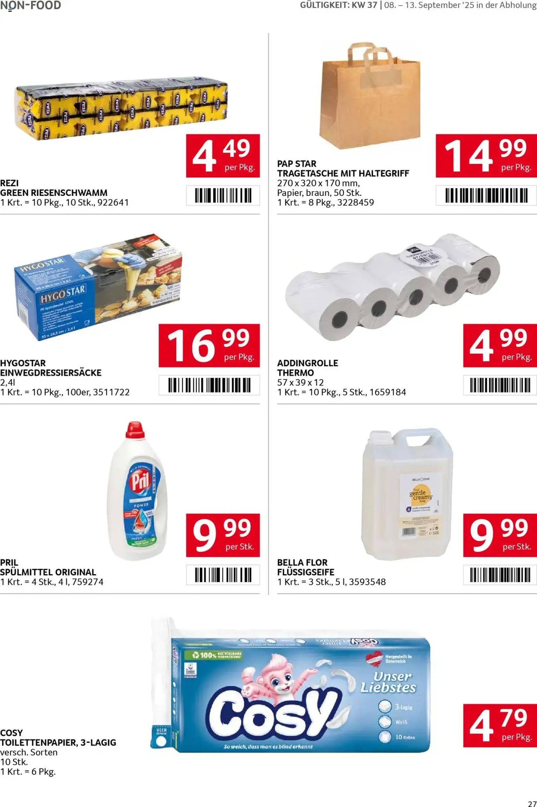 Transgourmet Flugblatt - Gültiger Prospekt ab 07.09.2025, Seite 25 von insgesamt 34
