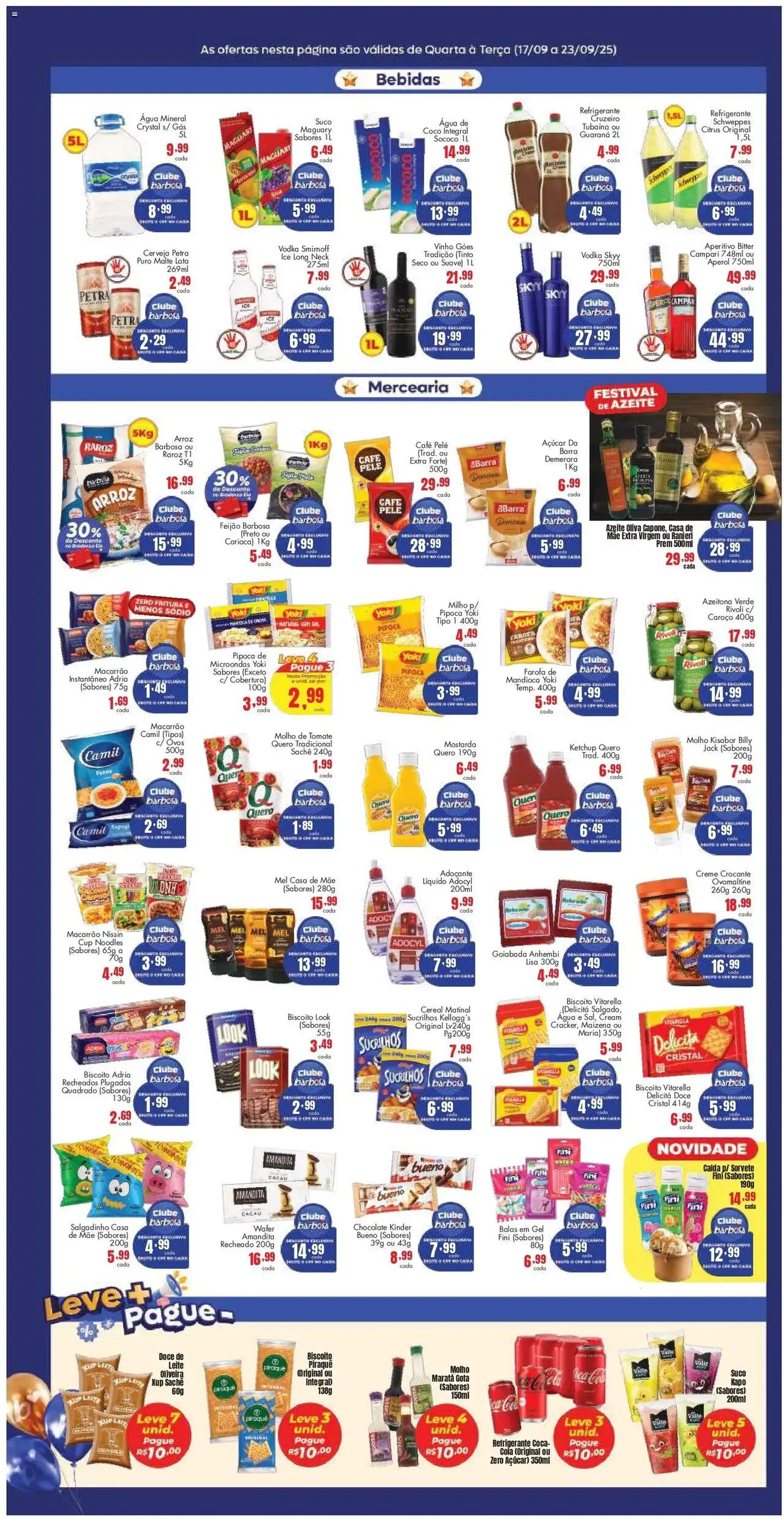 Barbosa Supermercados - Ofertas da semana - folheto válido a partir de 17/09/2025 página 3 de 4