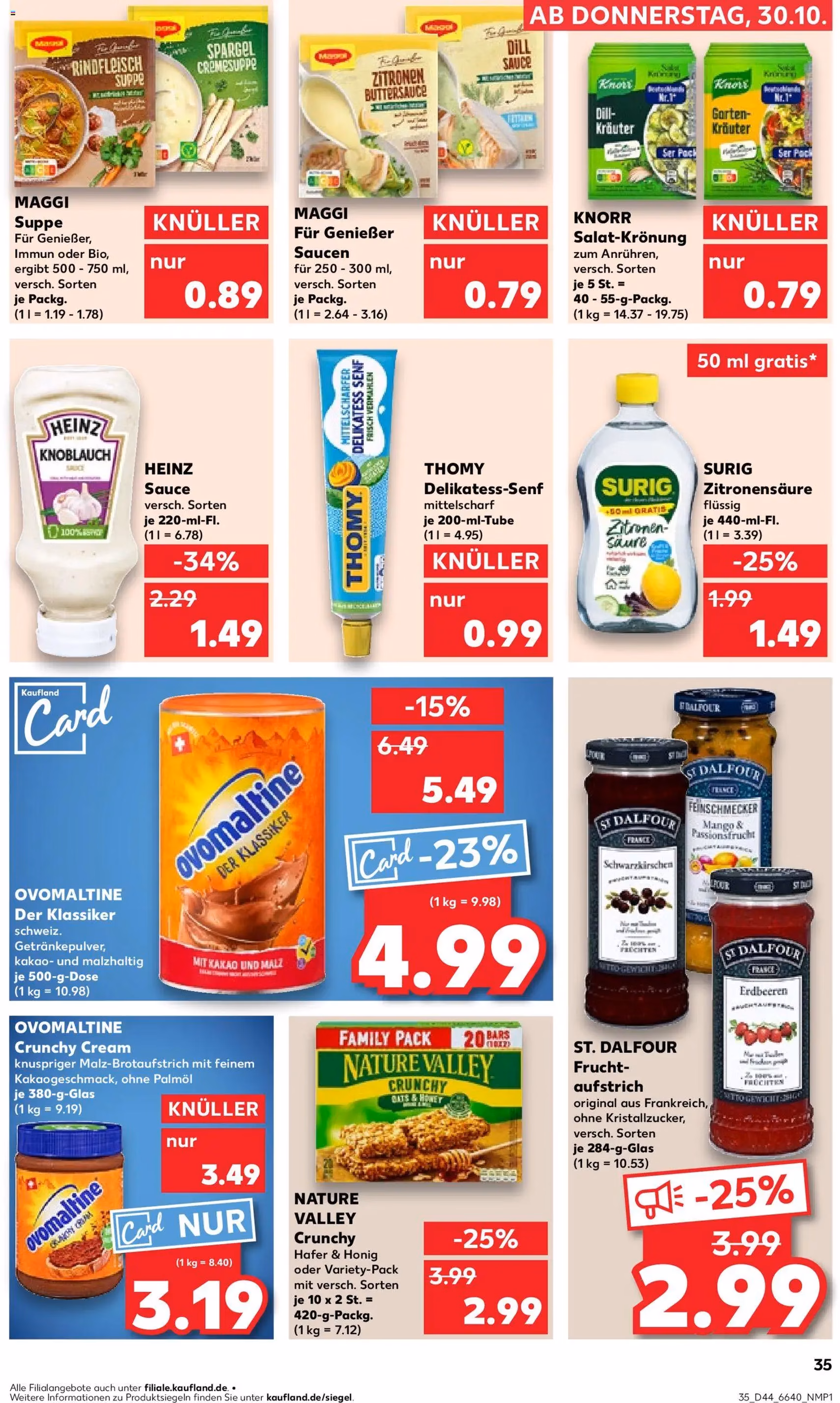 Kaufland Prospekt - Gültiger Prospekt ab 30.10.2025, Seite 35 von insgesamt 71 Kaufland Prospekt - Gültiger Prospekt ab 30.10.2025, Seite 35 von insgesamt 71