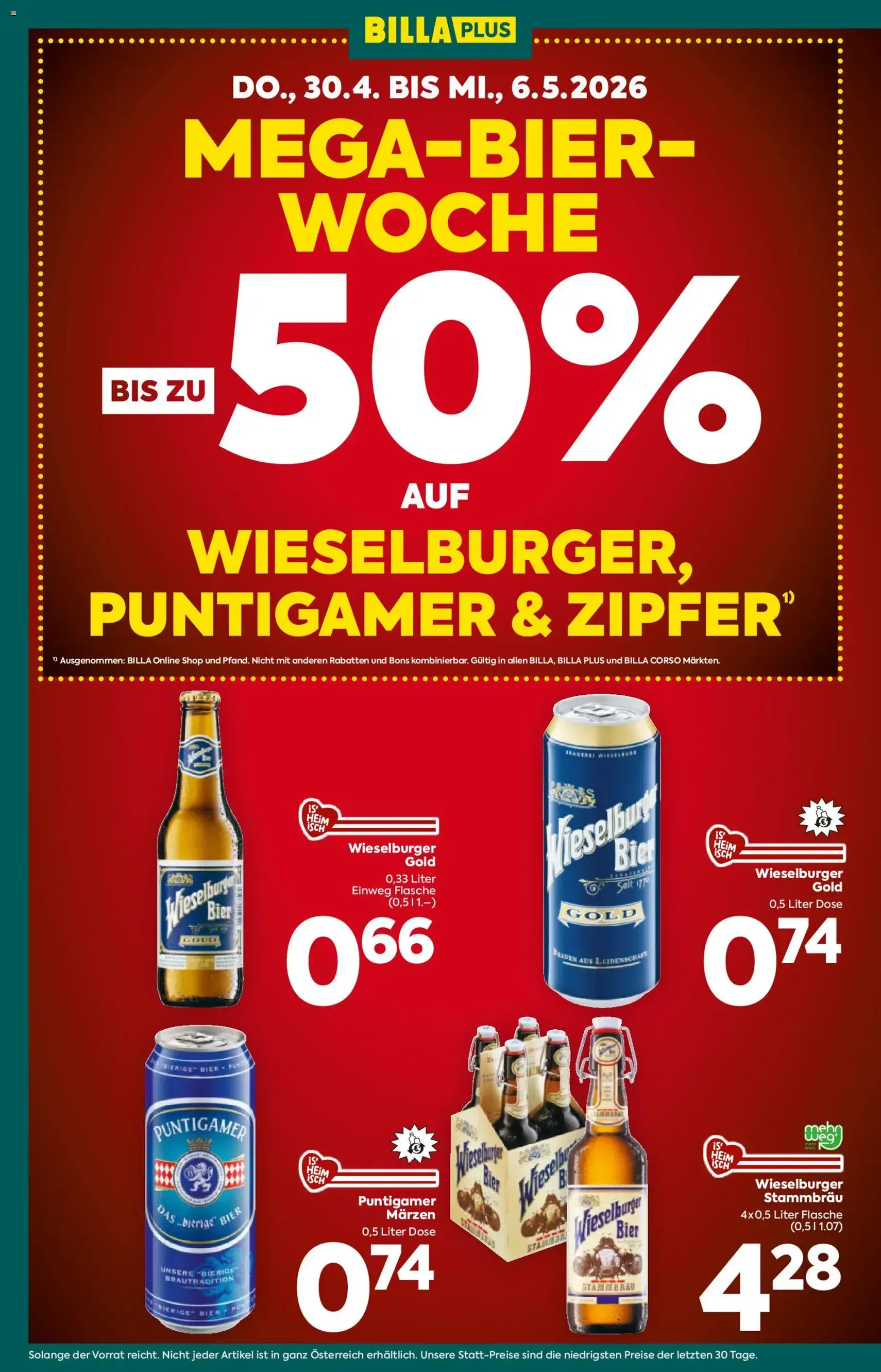 Billa Plus Flugblatt - Gültiger Prospekt ab 30.04.2026, Seite 2 von insgesamt 16