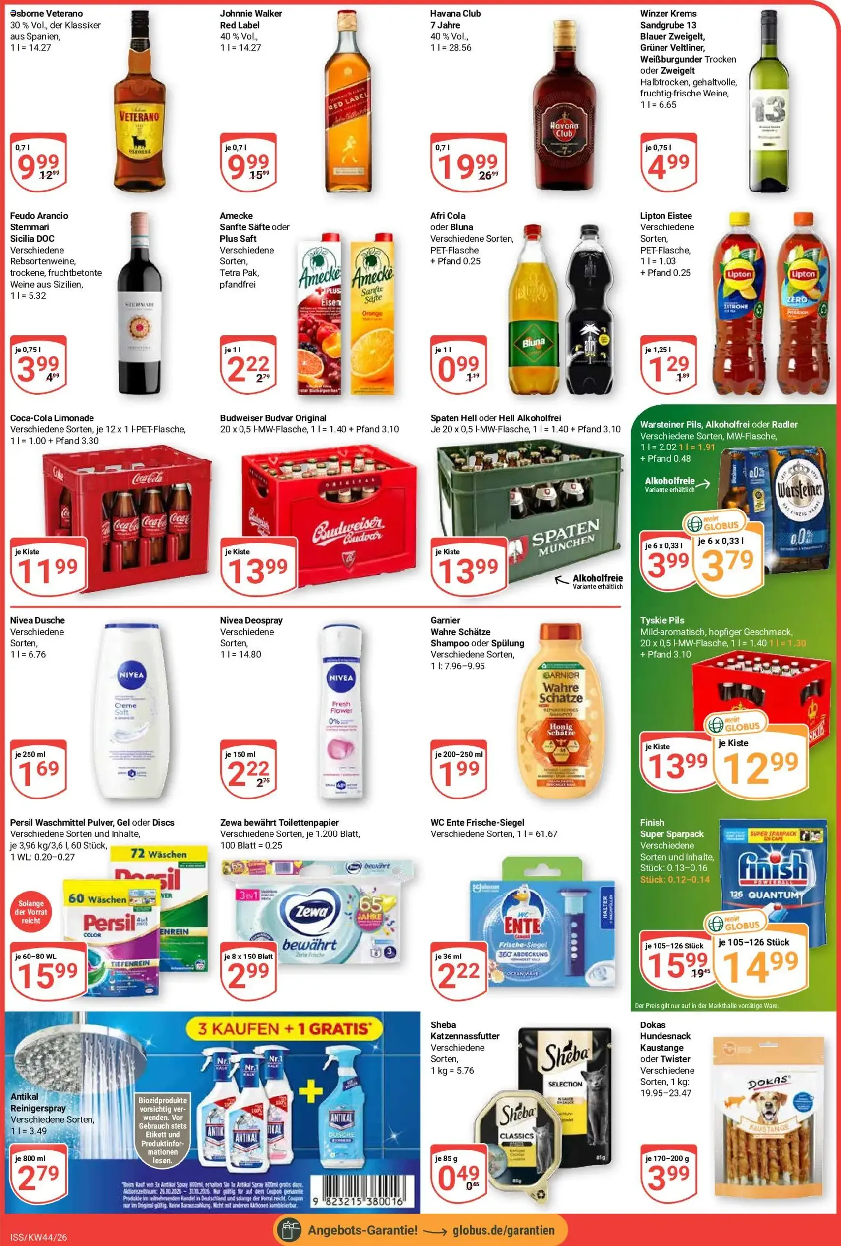 Globus Prospekt - Gültiger Prospekt ab 26.10.2026, Seite 3 von insgesamt 31