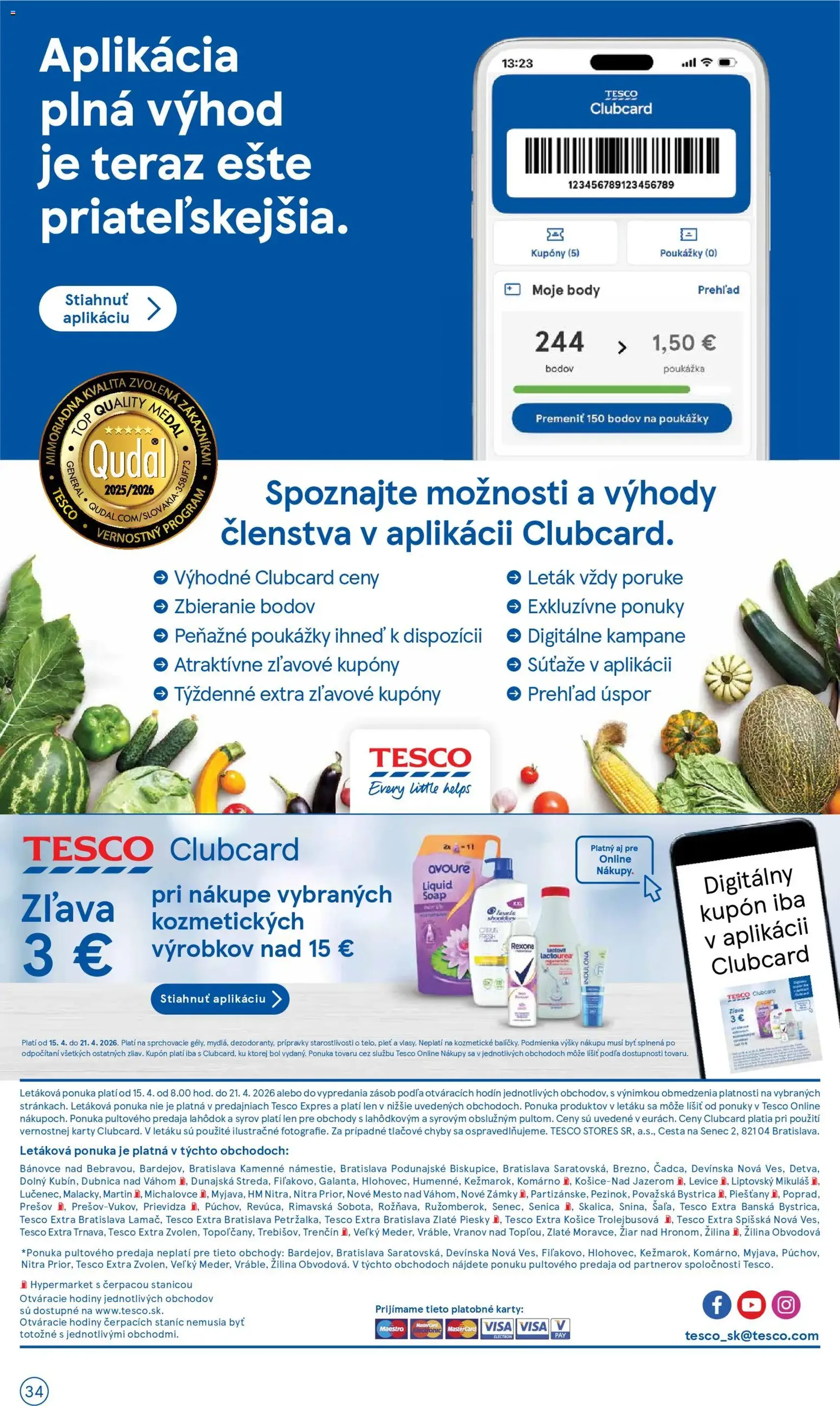 Tesco Hypermarket - leták - platný leták od 15.04.2026 strana 34 z 37