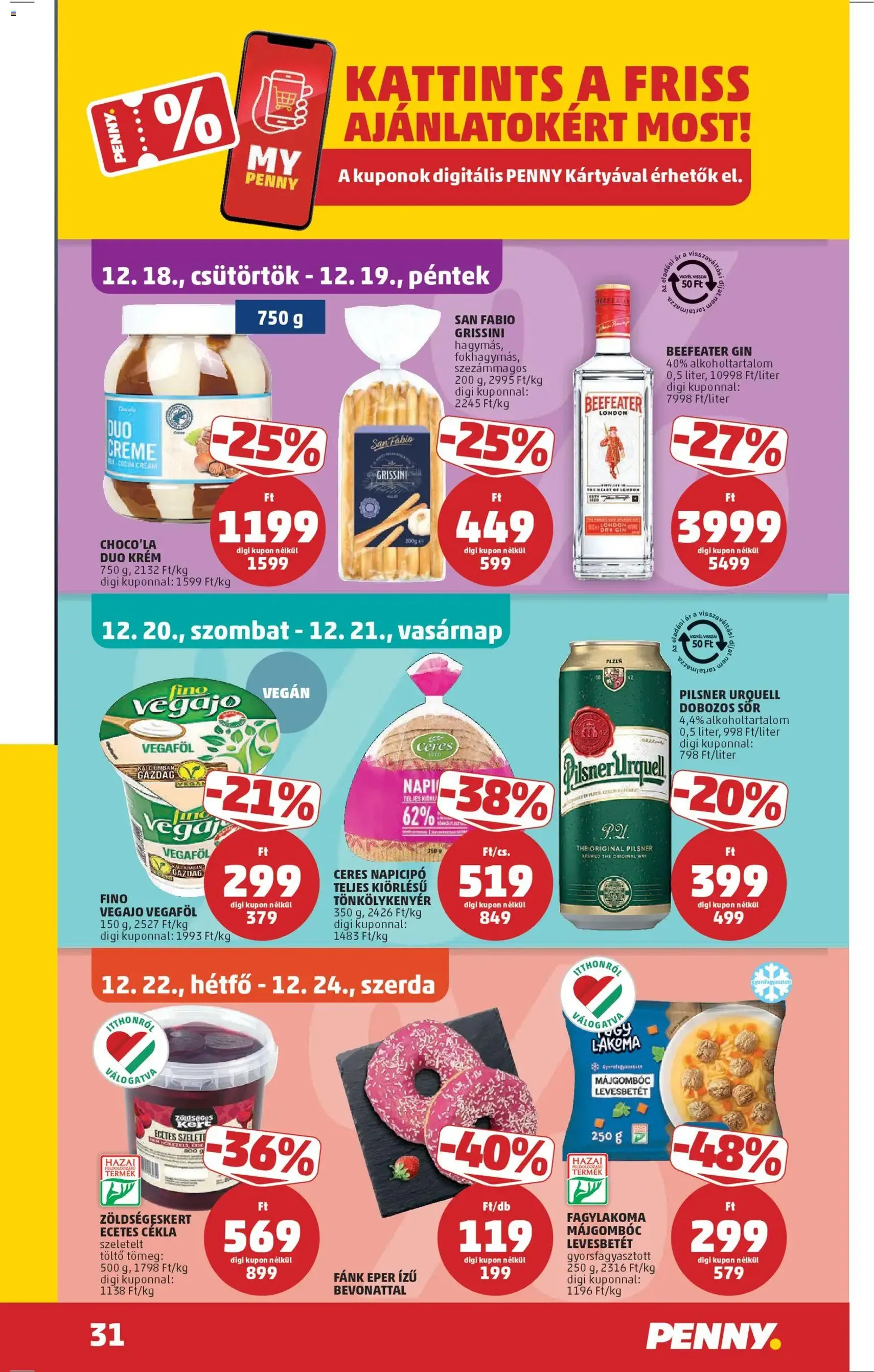 PENNY Akciós újság - 2025.12.18. érvényes szórólap 36 oldal 47 oldalból