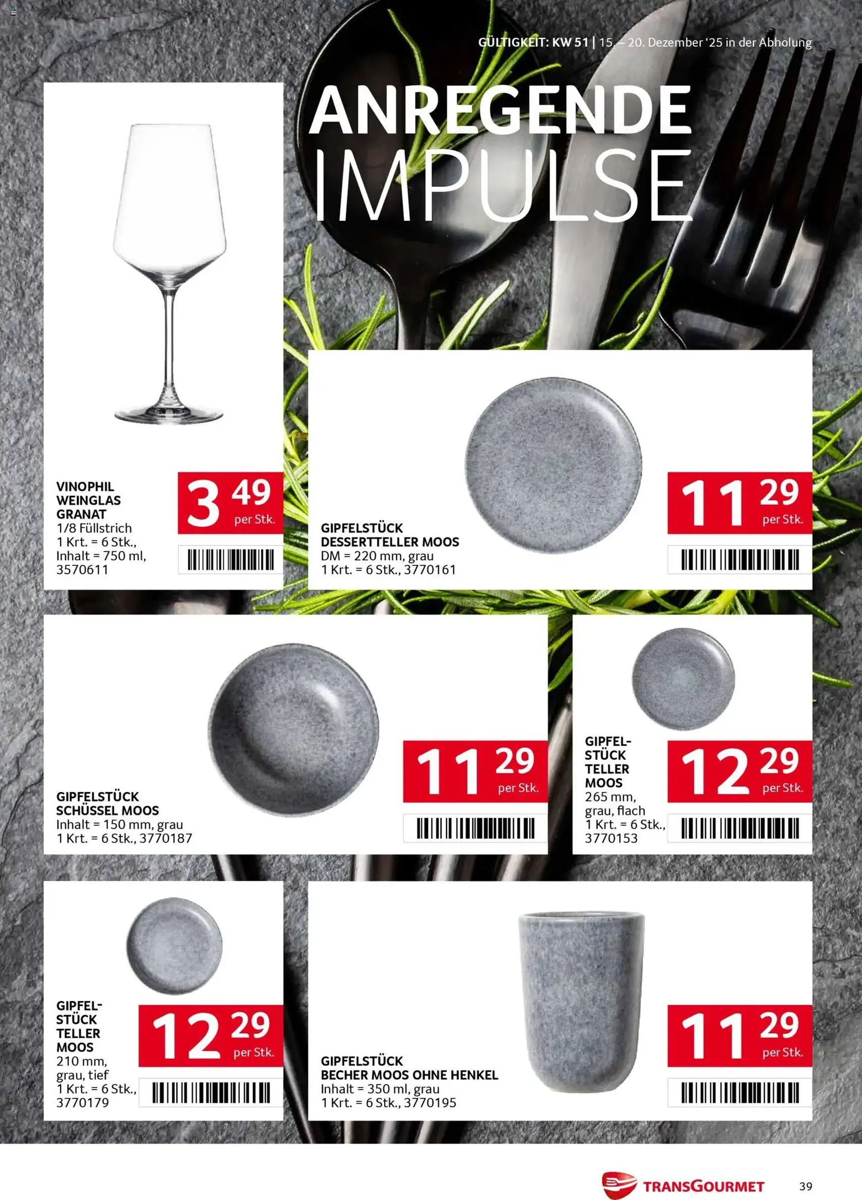 Transgourmet Flugblatt - Gültiger Prospekt ab 15.12.2025, Seite 38 von insgesamt 39