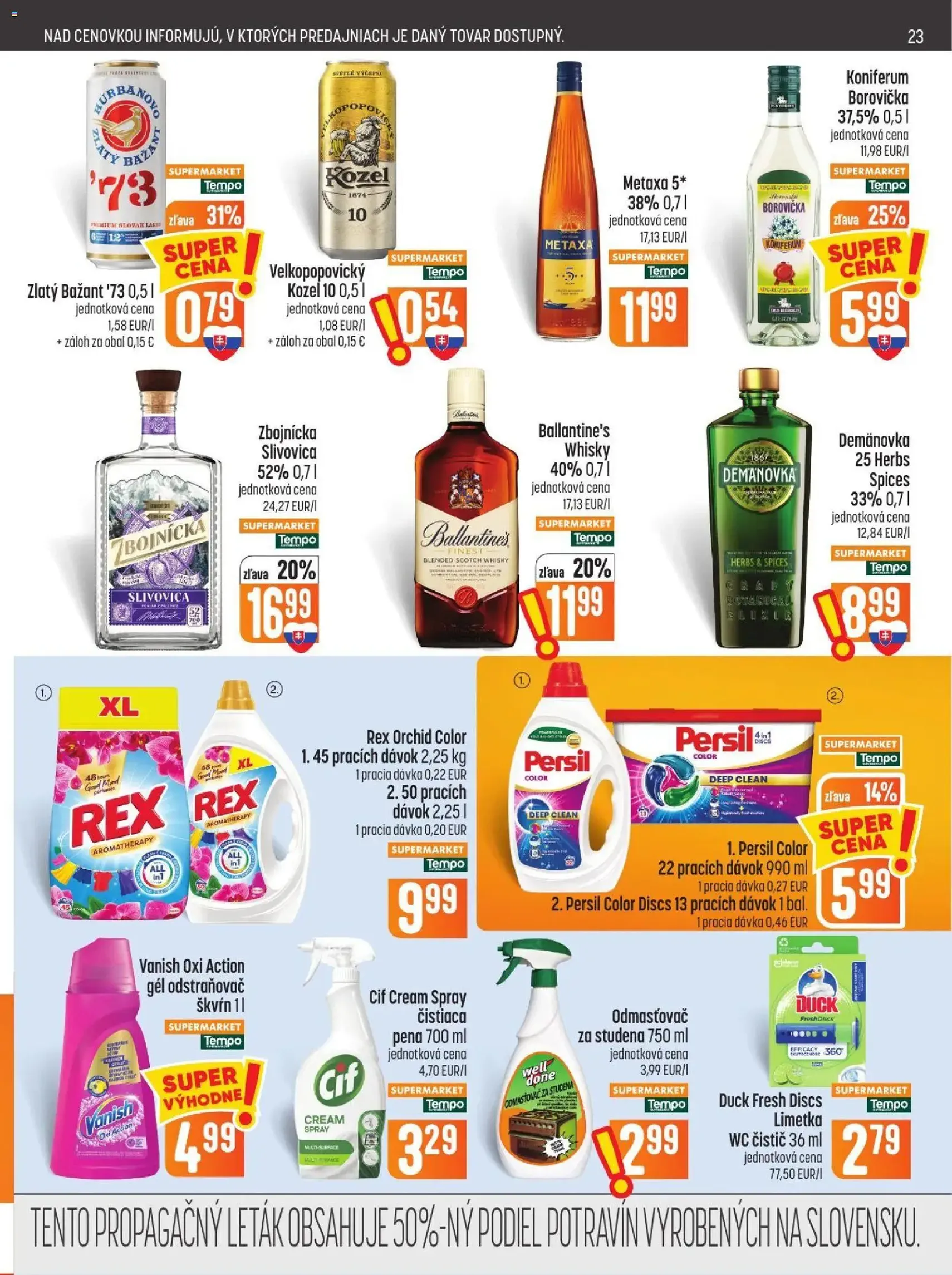 COOP Jednota leták - platný leták od 29.10.2026 strana 23 z 28