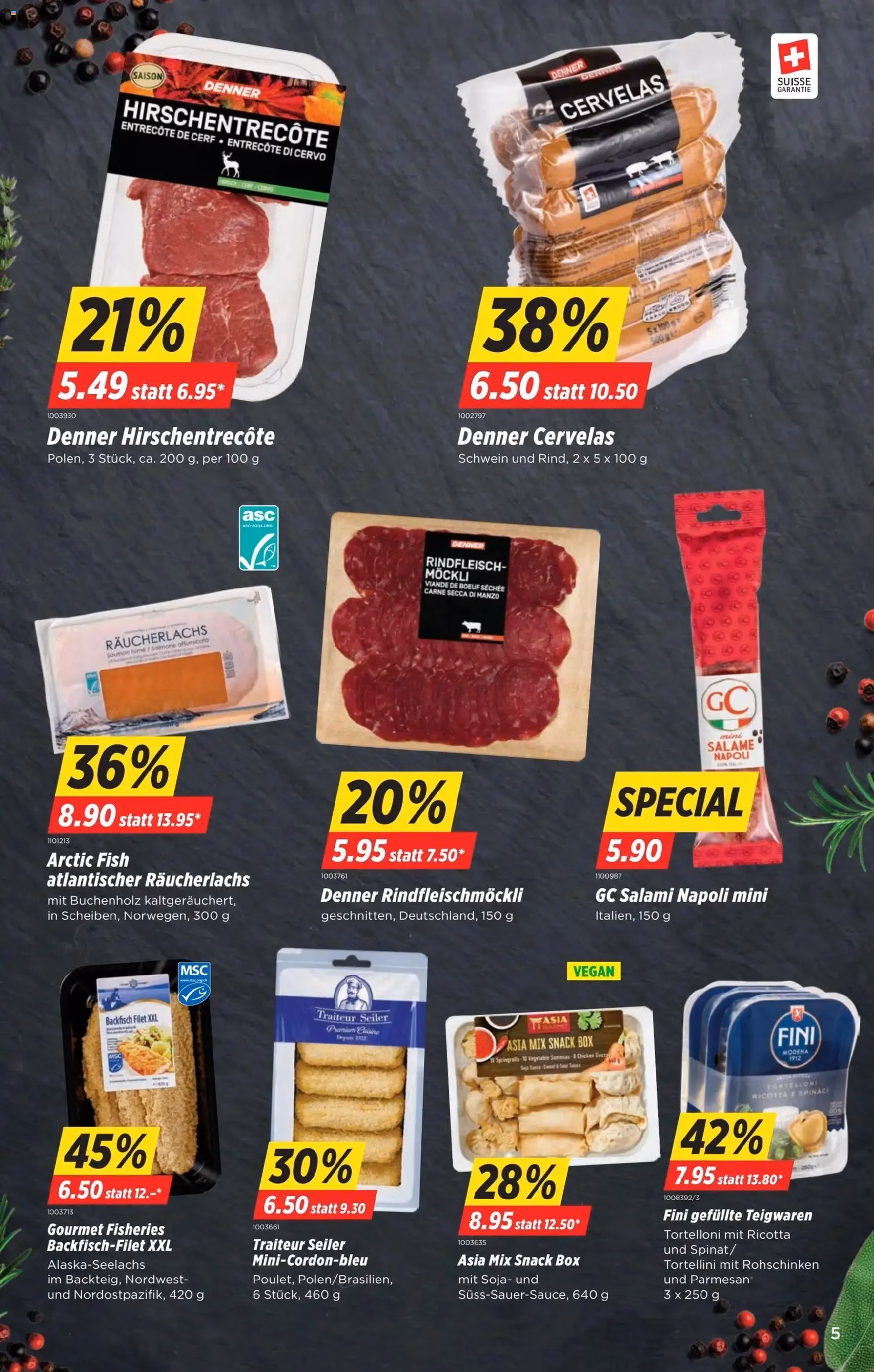 Denner Aktionen - Gültiger Prospekt ab 04.11.2025, Seite 5 von insgesamt 24