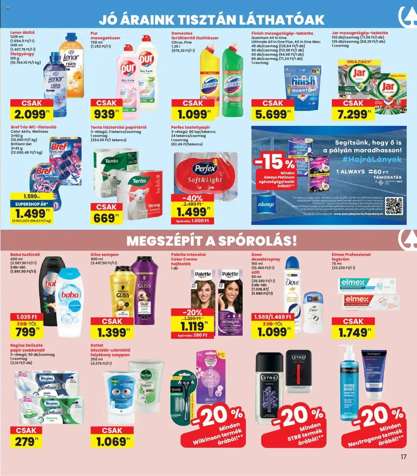 Interspar Akciós újság - 2025.10.16. érvényes szórólap 17 oldal 19 oldalból Interspar Akciós újság - 2025.10.16. érvényes szórólap 17 oldal 19 oldalból