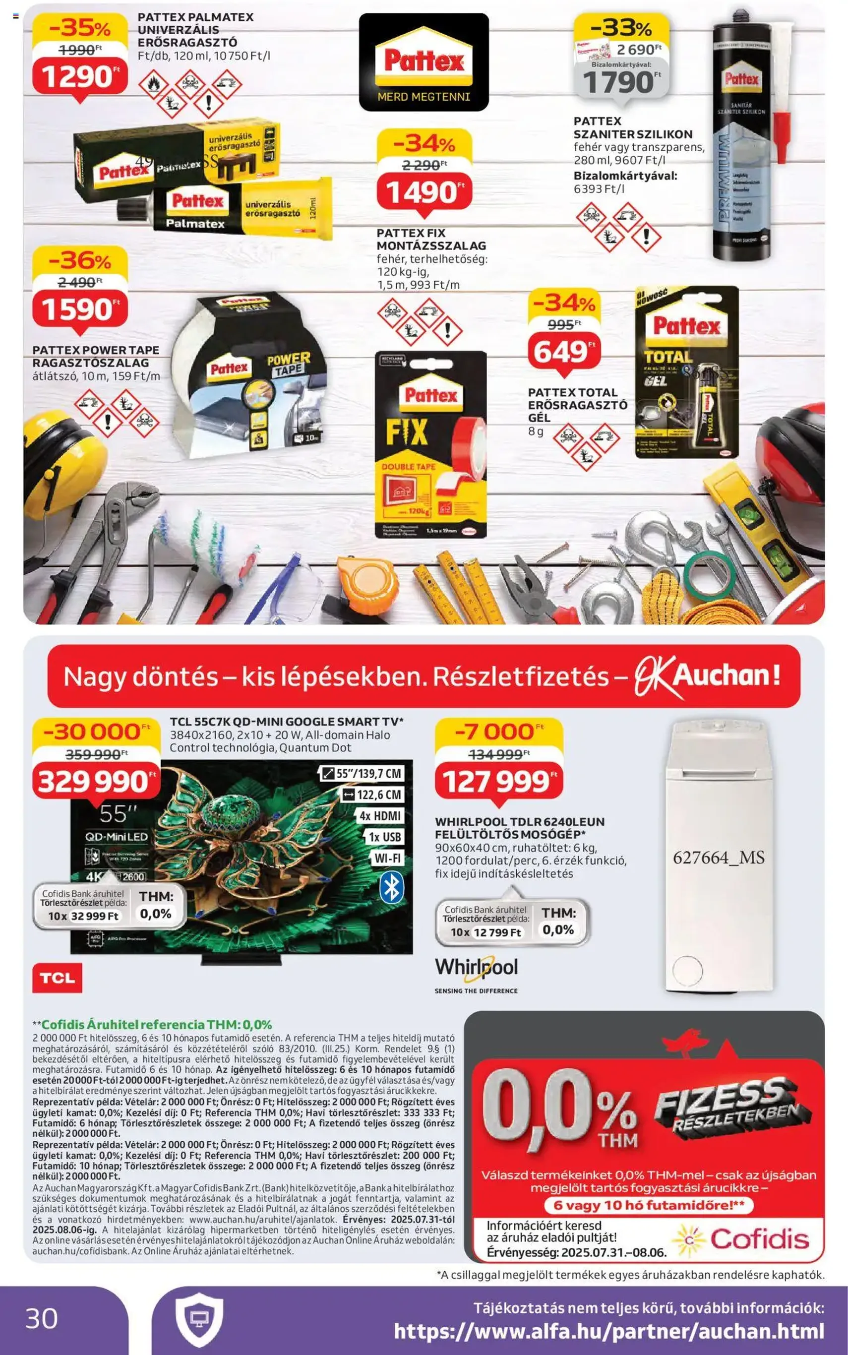 Auchan Akciós újság - 2025.07.31. érvényes szórólap 30 oldal 42 oldalból Auchan Akciós újság - 2025.07.31. érvényes szórólap 30 oldal 42 oldalból