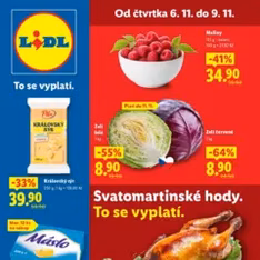 Lidl leták - náhled letáku platný od 06.11.2025