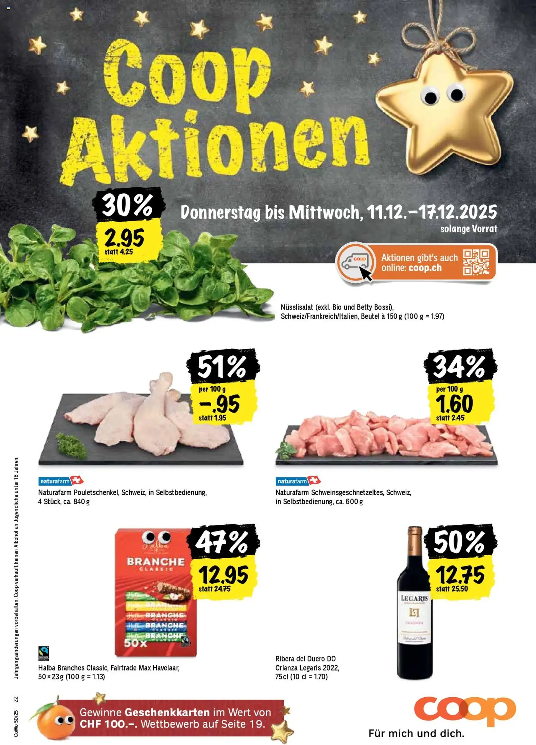 Coop Aktionen - Gültiger Prospekt ab 11.12.2025, Seite 1 von insgesamt 28