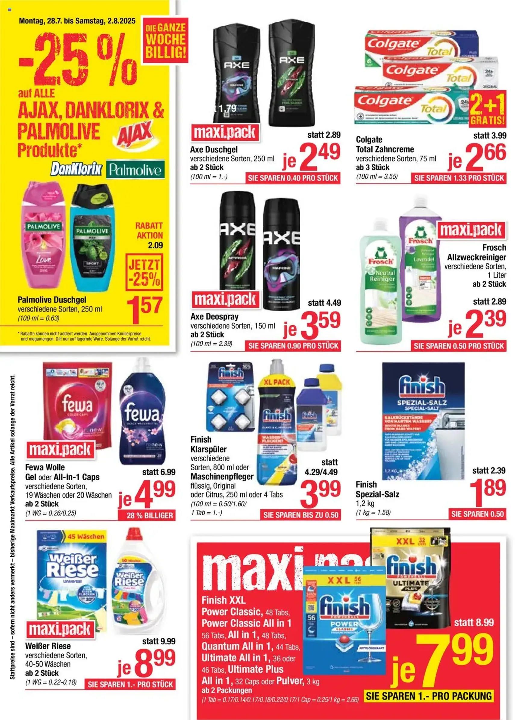 Maximarkt Flugblatt - Gültiger Prospekt ab 28.07.2025, Seite 14 von insgesamt 20 Maximarkt Flugblatt - Gültiger Prospekt ab 28.07.2025, Seite 14 von insgesamt 20