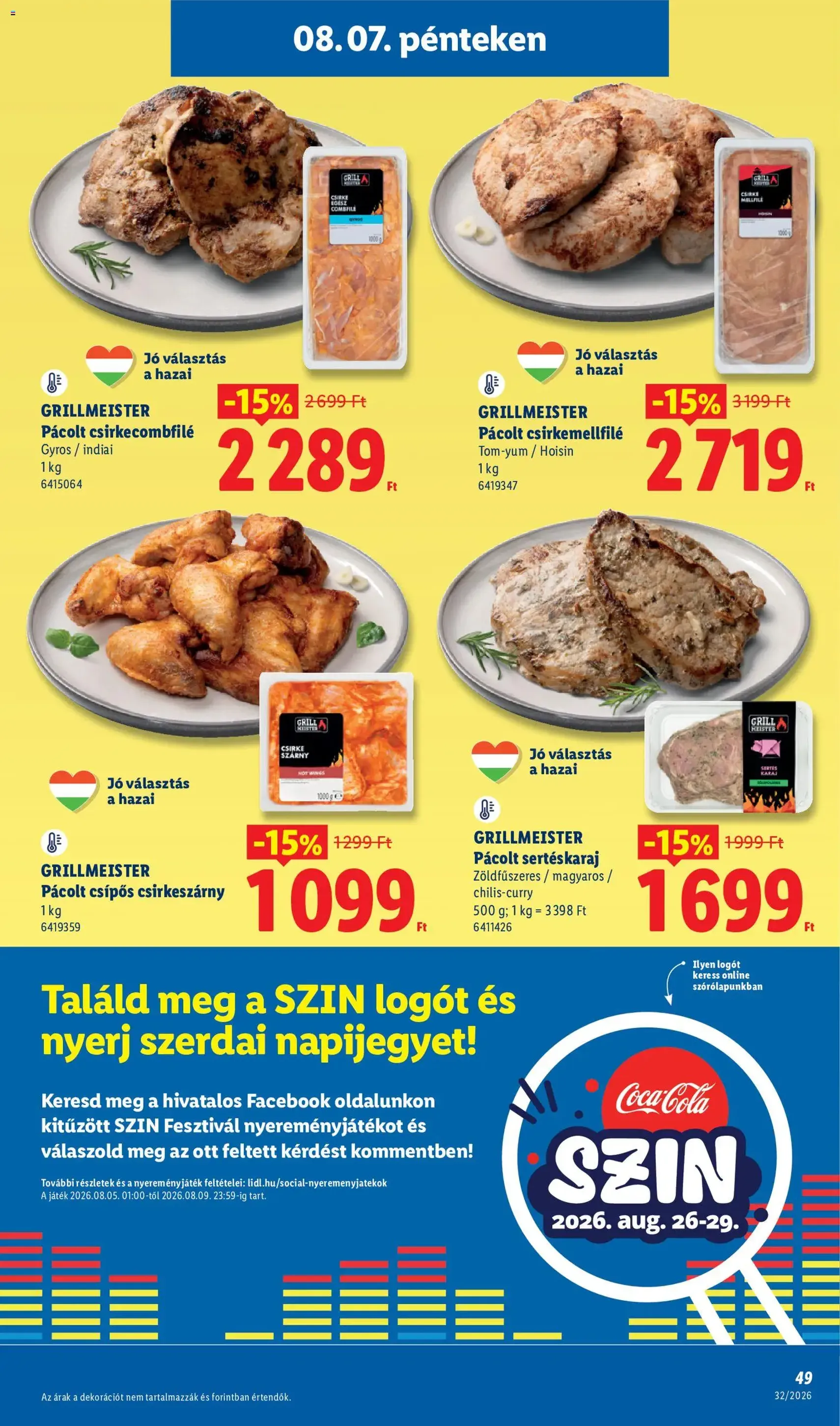 Lidl akciós újság - 2026.08.06. érvényes szórólap 49 oldal 80 oldalból