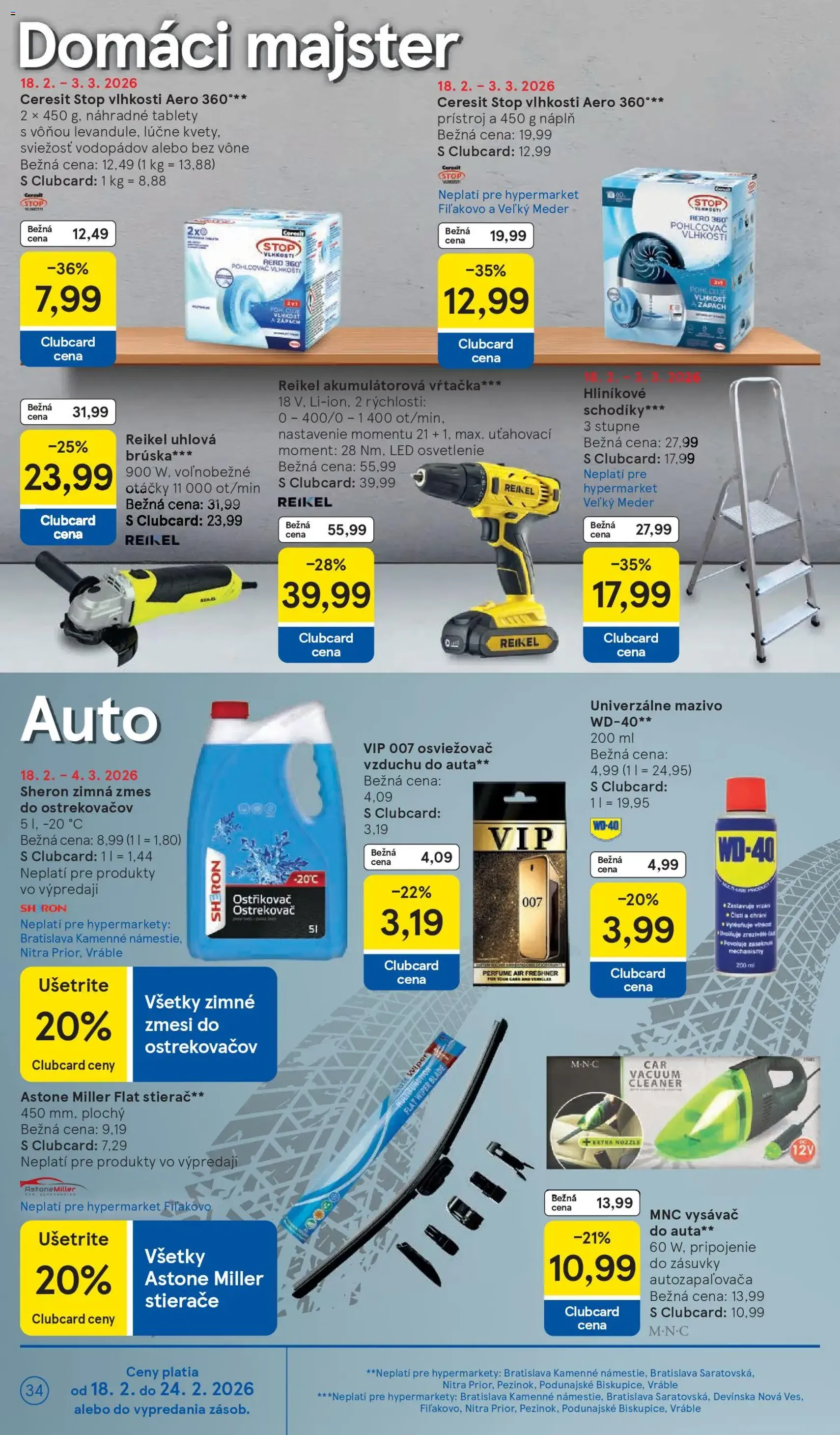 Tesco Hypermarket - leták - platný leták od 18.02.2026 strana 34 z 38