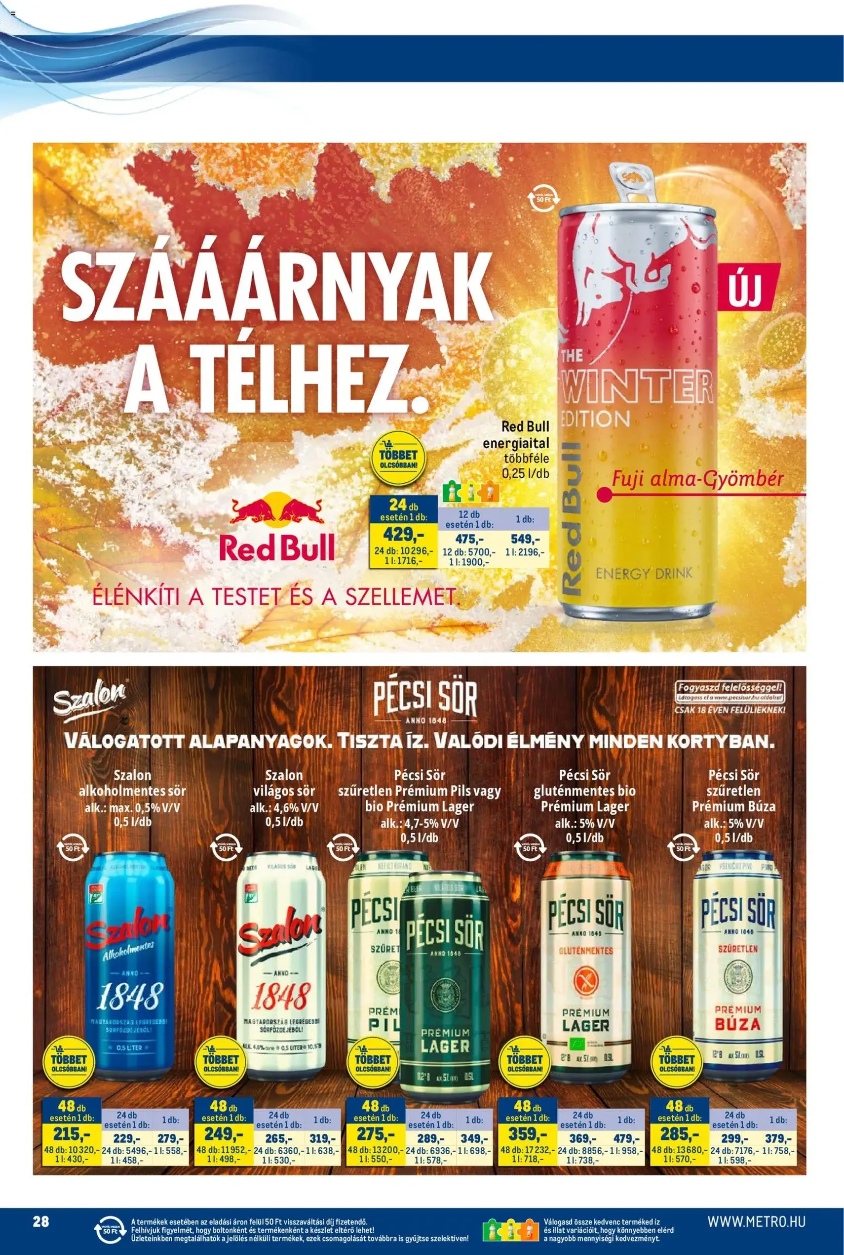 Metro Akciós újság - 2025.12.01. érvényes szórólap 28 oldal 40 oldalból
