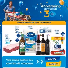 Sam's Club - Ofertas Fim de semana - pré-visualização do folheto, válido a partir de 25/09/2025