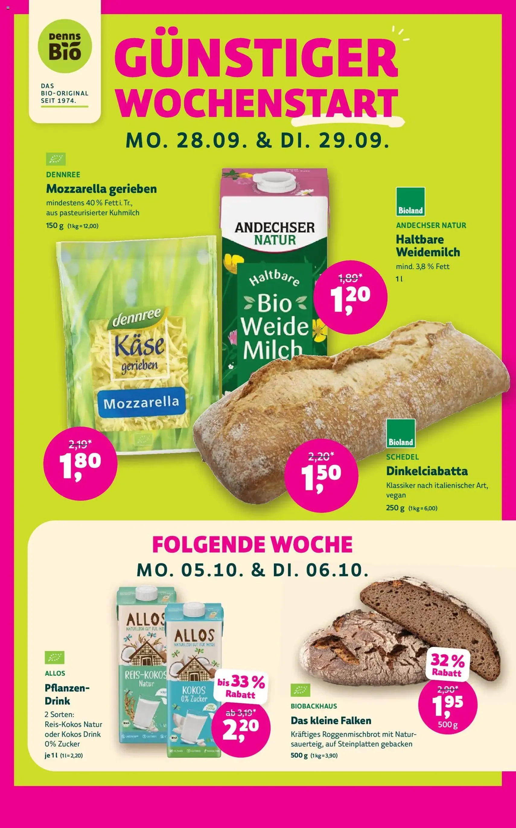 Denns BioMarkt Angebote - Gültiger Prospekt ab 23.09.2026, Seite 5 von insgesamt 16