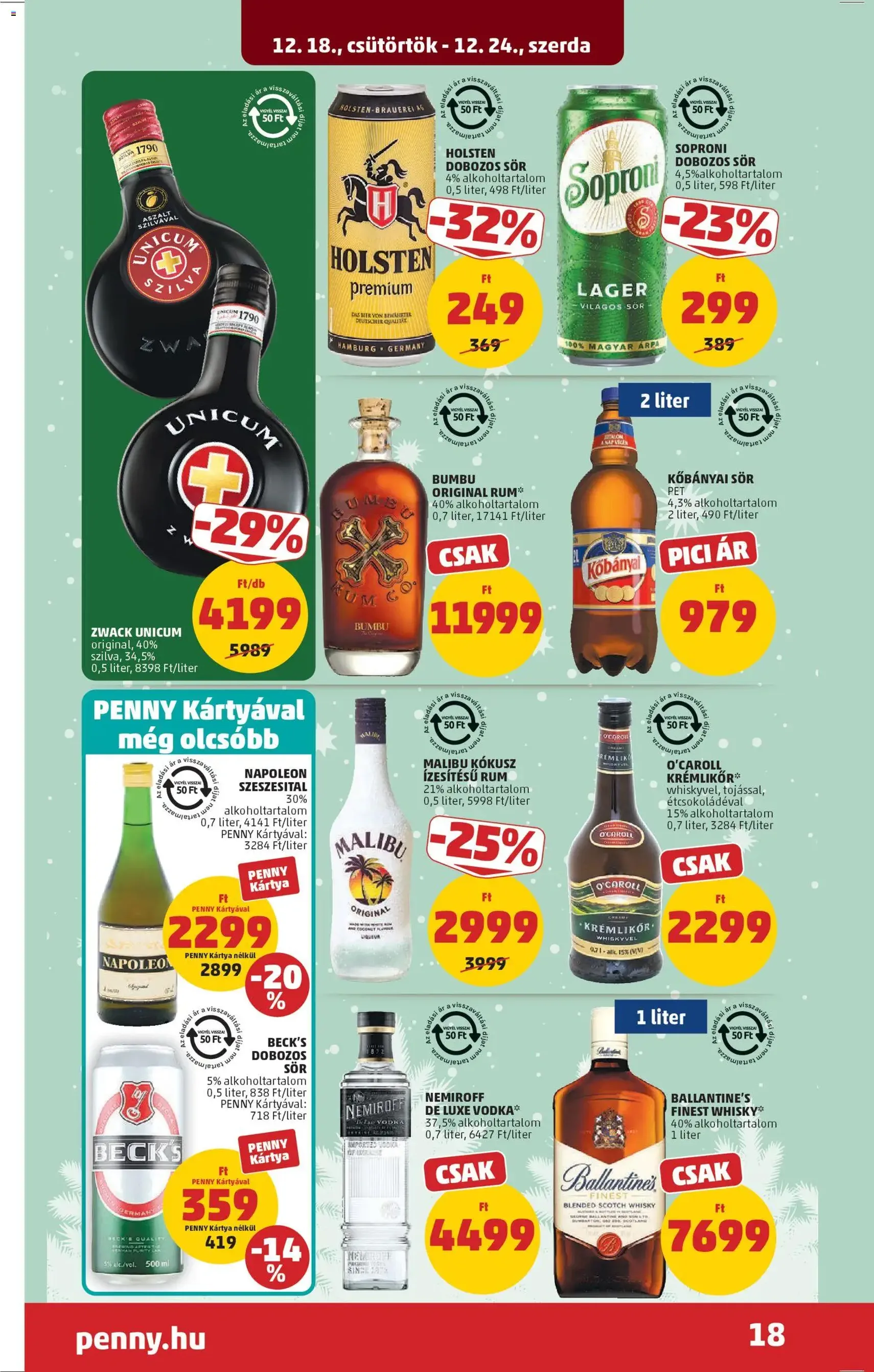 PENNY Akciós újság - 2025.12.18. érvényes szórólap 22 oldal 47 oldalból