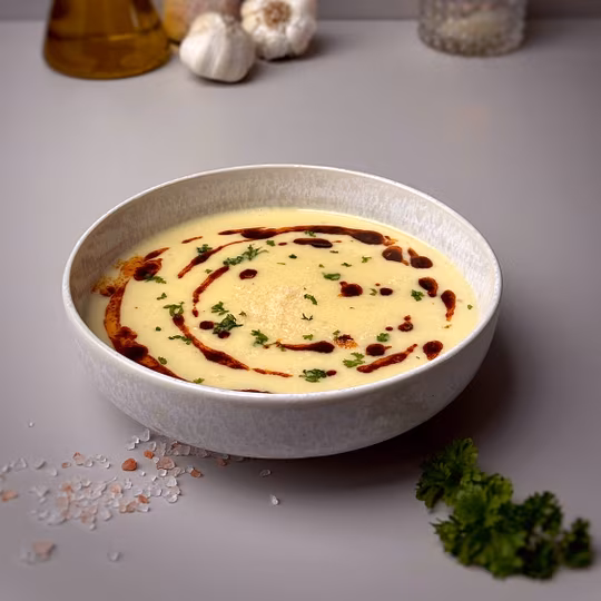 Náhled receptu Krémová česneková polévka