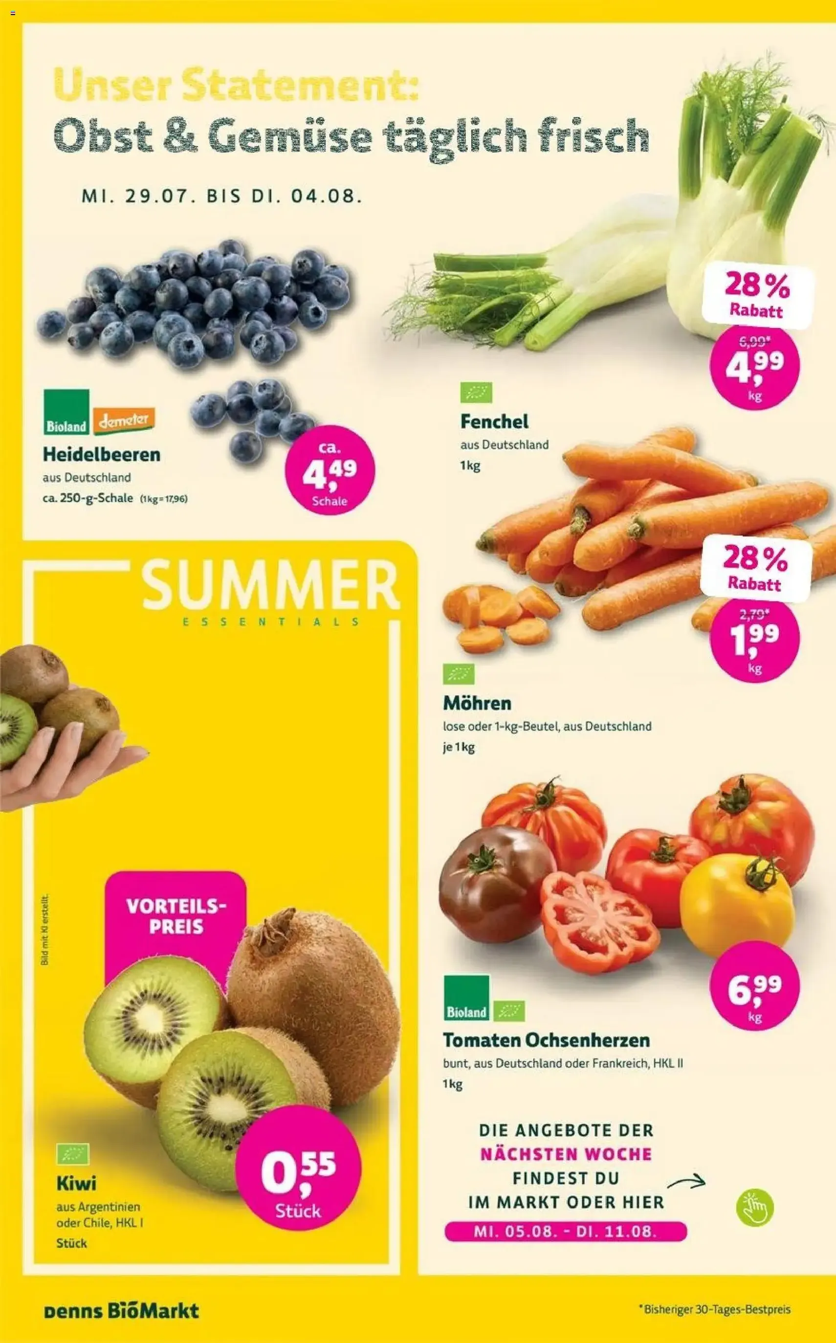 Denns BioMarkt Angebote - Gültiger Prospekt ab 29.07.2026, Seite 2 von insgesamt 14