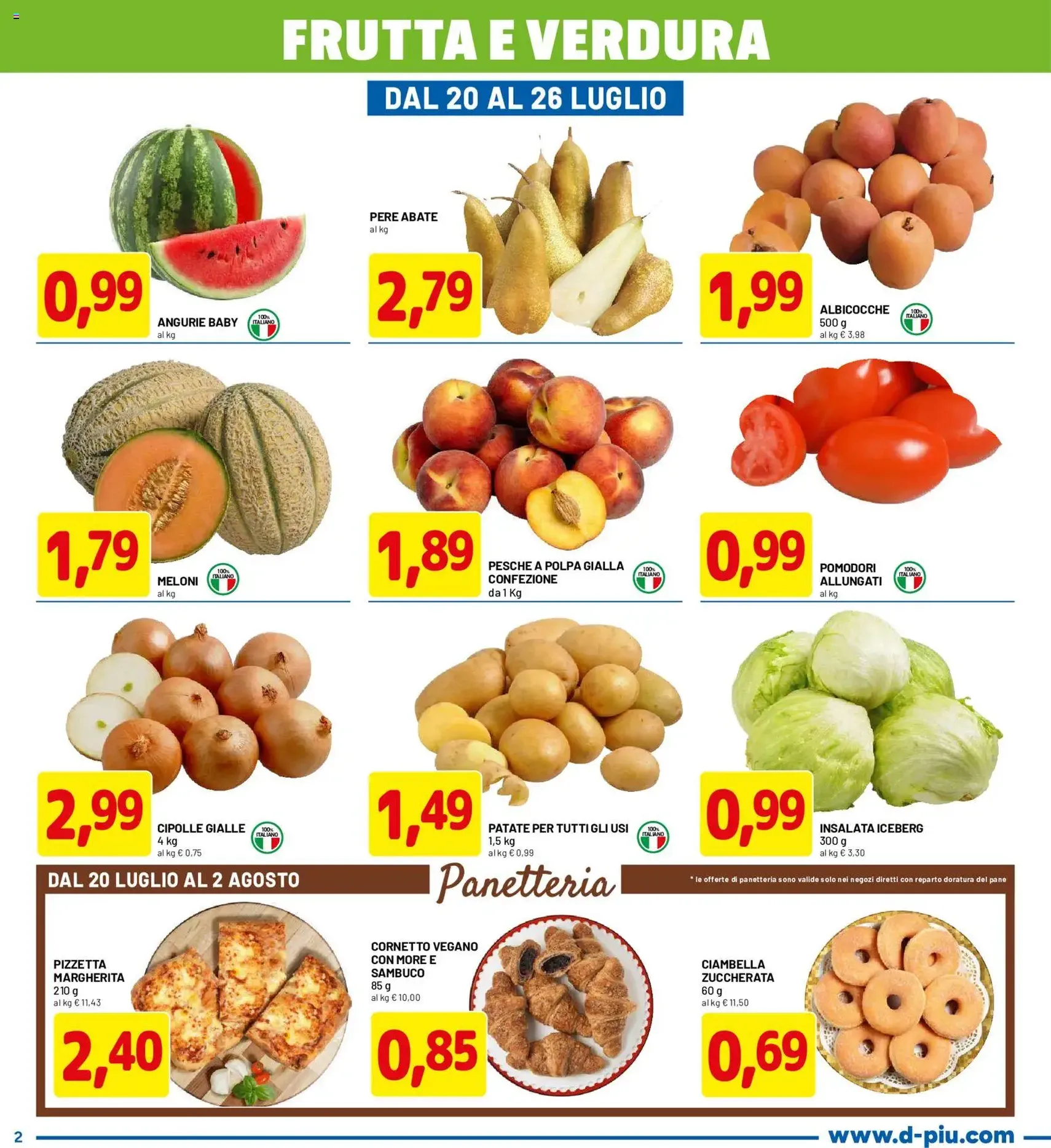 D Più volantino - volantino valido dal 20/07/2026 pagina 2 di 16