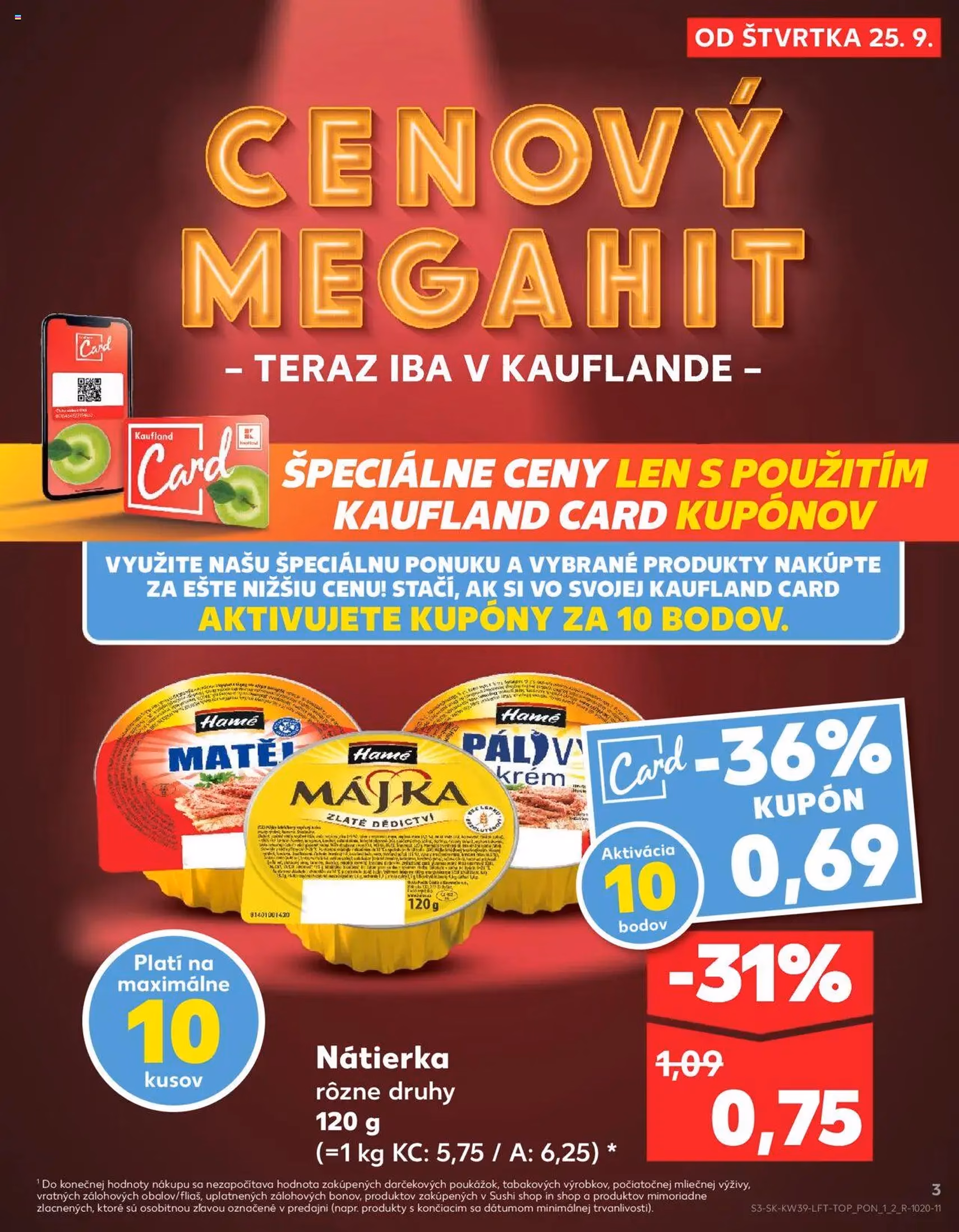 Kaufland SK Bratislava-Devínska Nová Ves - 2025.09.25. érvényes szórólap 3 oldal 78 oldalból