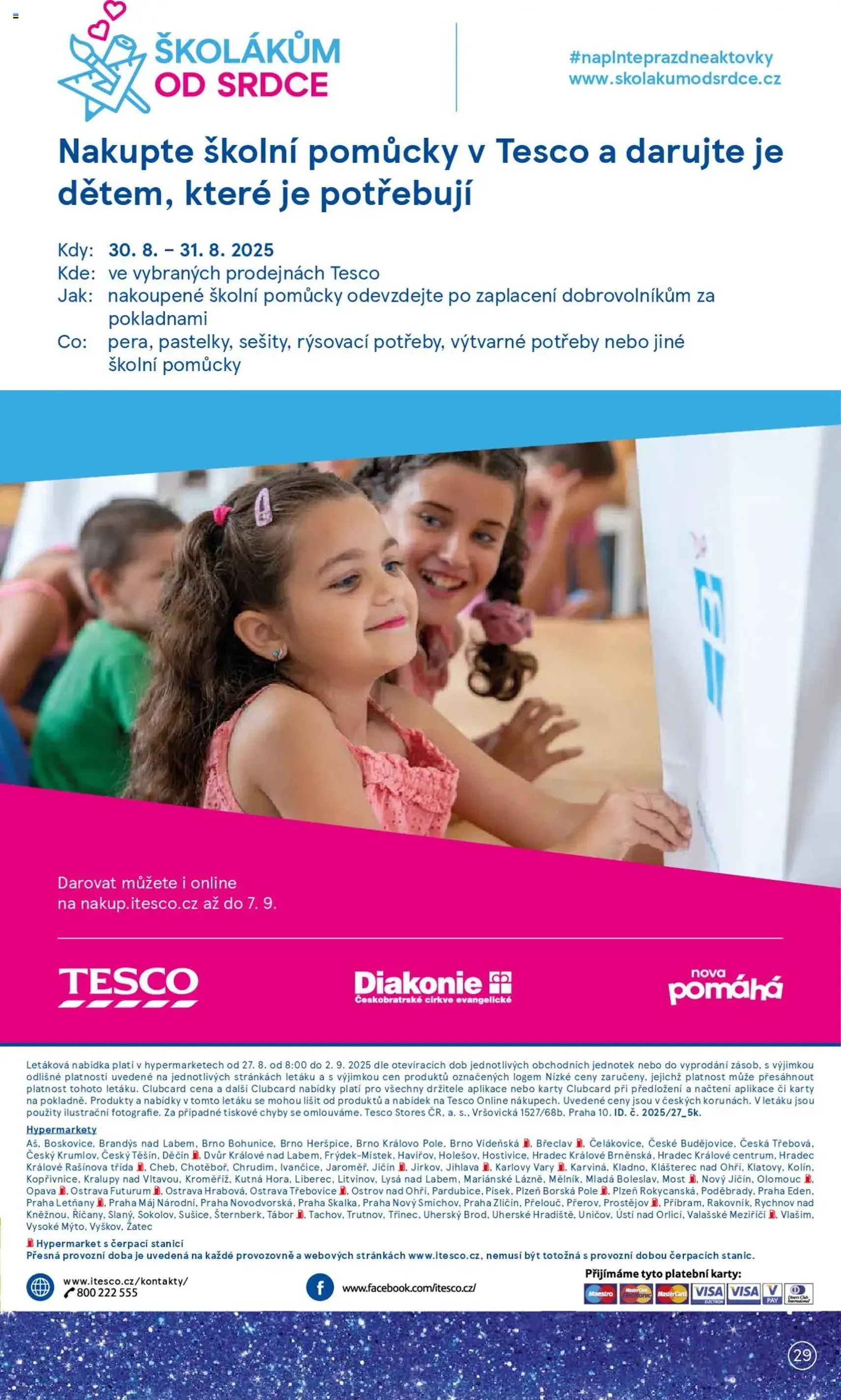 Tesco leták - Hypermarket - platný leták od 27.08.2025 strana 29 z 29
