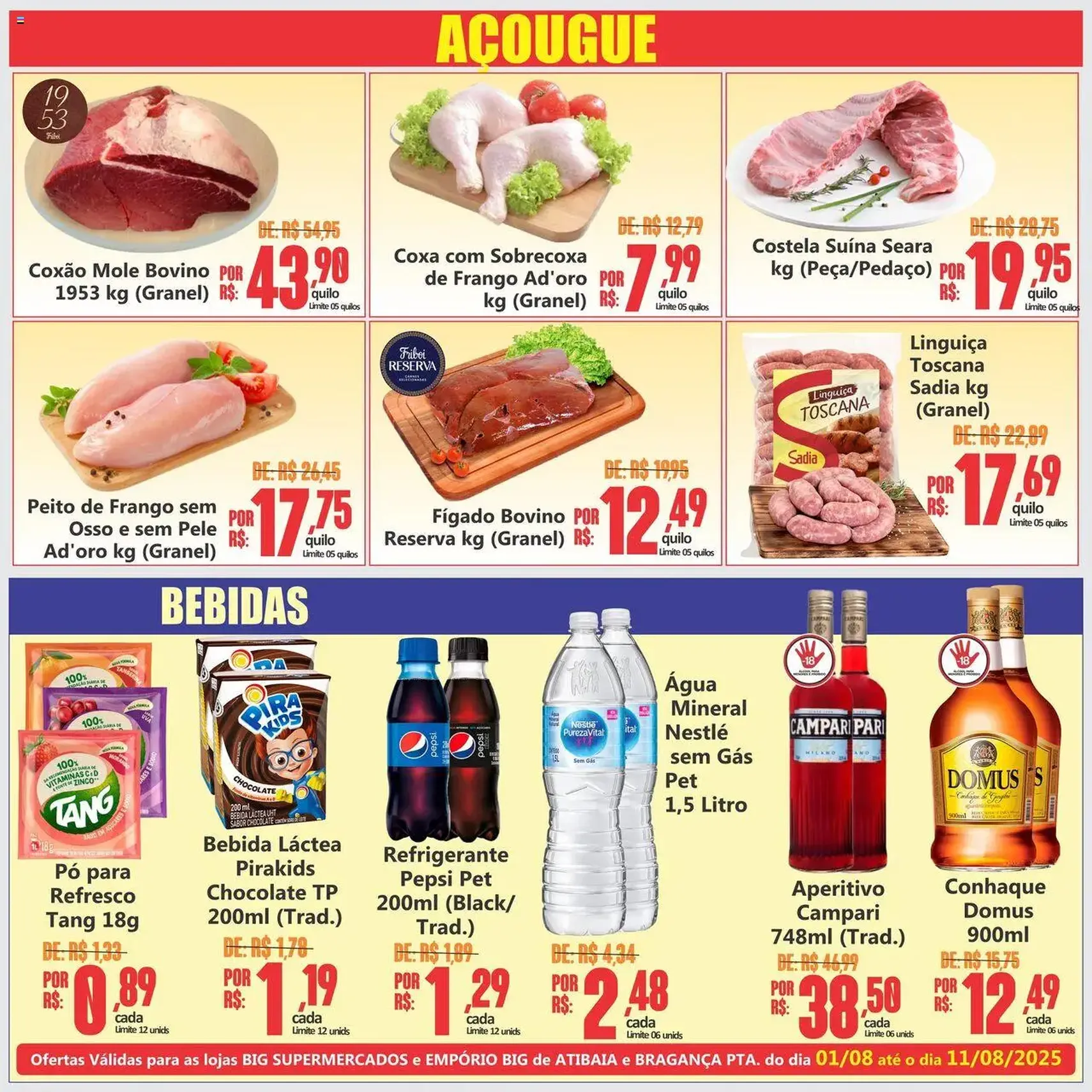 Big Supermercados - Ofertas da semana - folheto válido a partir de 01/08/2025 página 3 de 6 Big Supermercados - Ofertas da semana - folheto válido a partir de 01/08/2025 página 3 de 6