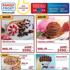 Family Frost Akciós újság - szórólap előnézete érvényes 2025.08.01. -tól