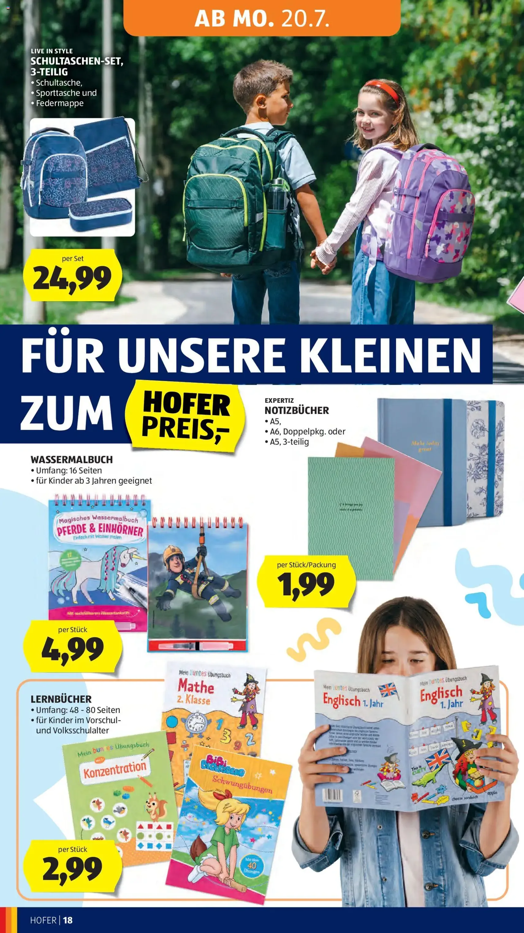 Hofer Flugblatt - Gültiger Prospekt ab 17.07.2026, Seite 24 von insgesamt 46