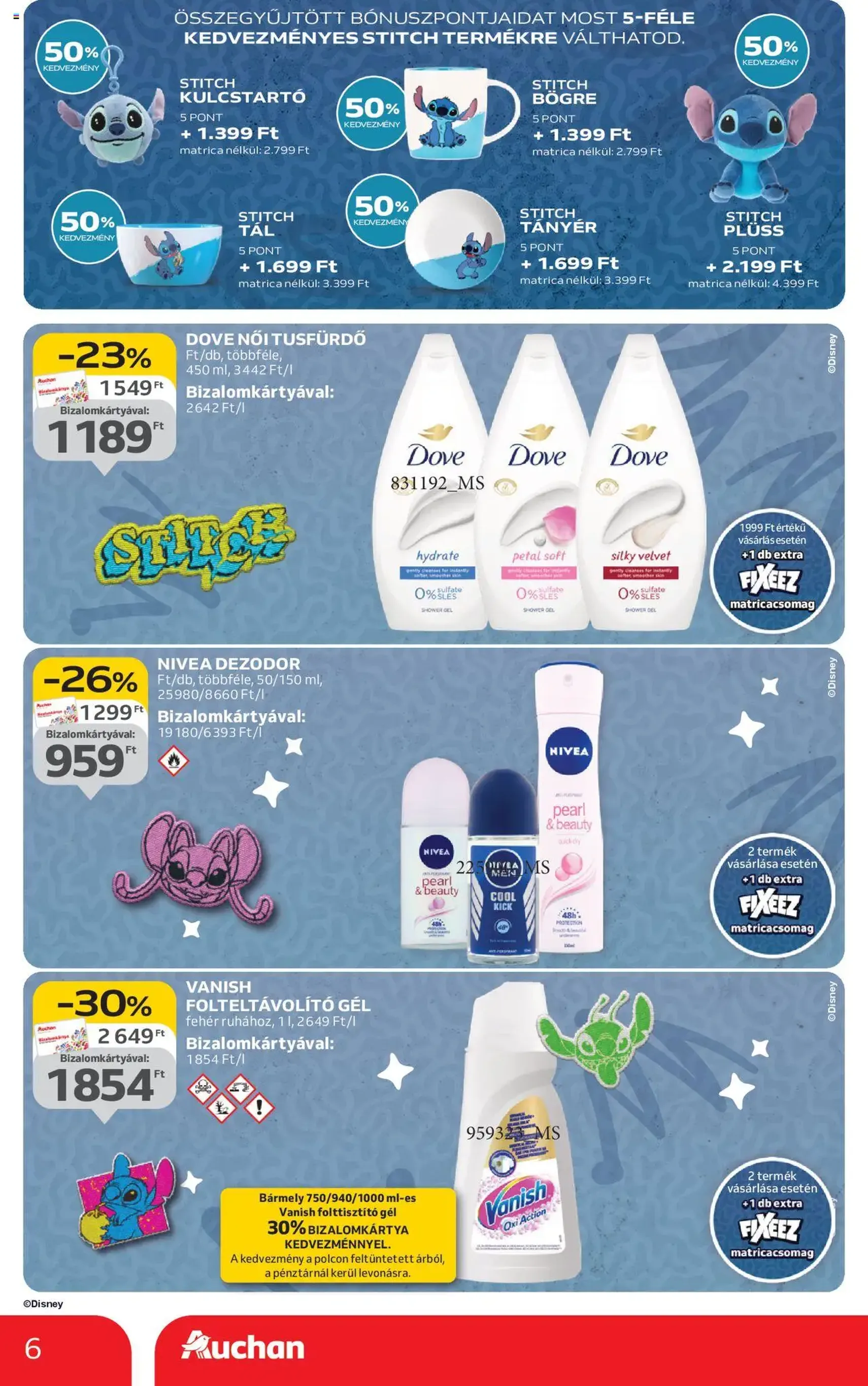 Auchan Akciós újság - 2025.08.07. érvényes szórólap 6 oldal 54 oldalból Auchan Akciós újság - 2025.08.07. érvényes szórólap 6 oldal 54 oldalból