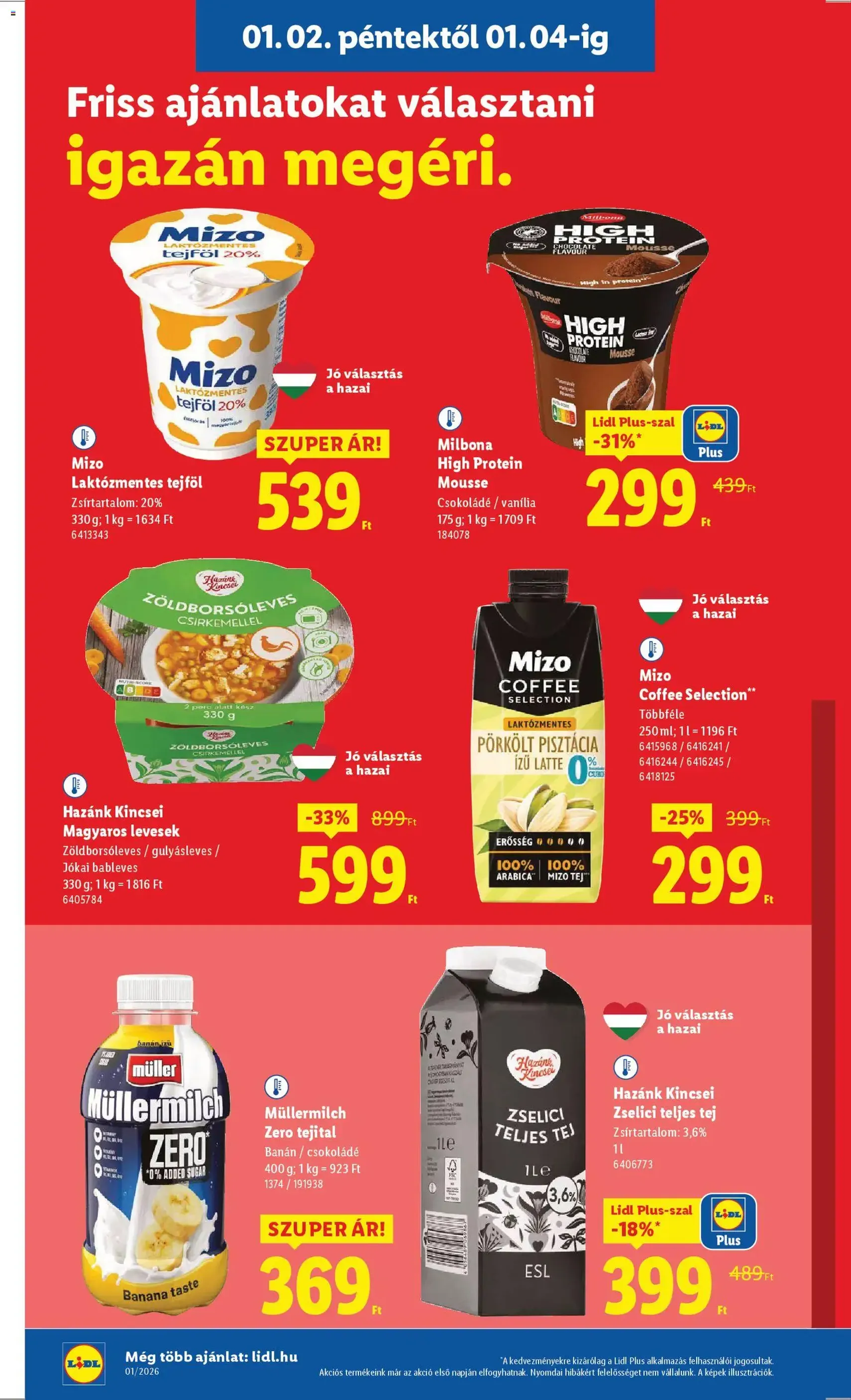 Lidl Akciós újság - 2026.01.02. érvényes szórólap 6 oldal 62 oldalból