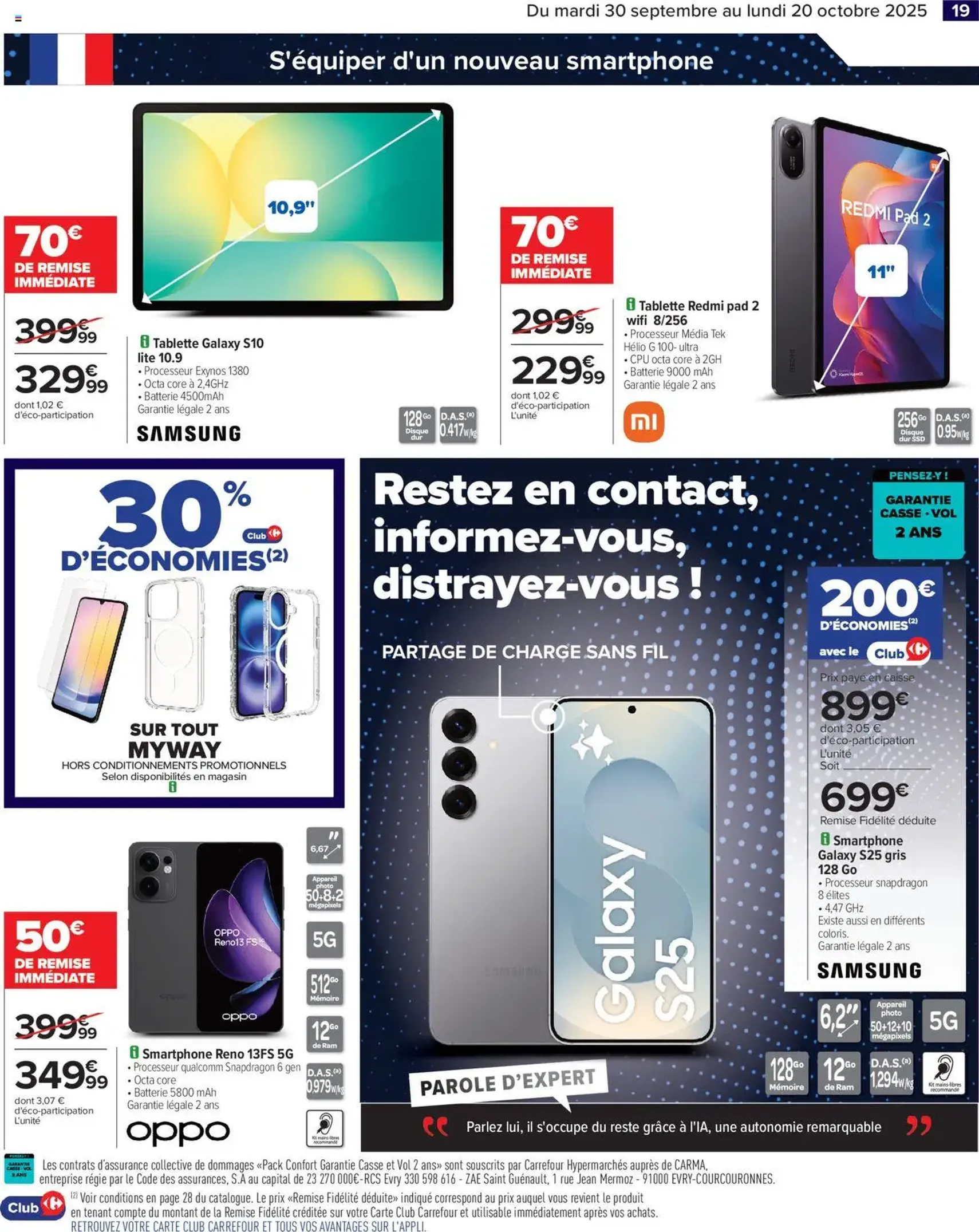 Carrefour catalogue french days faites entrer les bonnes affaires ! - brochure valable à partir du 30/09/2025, page 21 sur 30