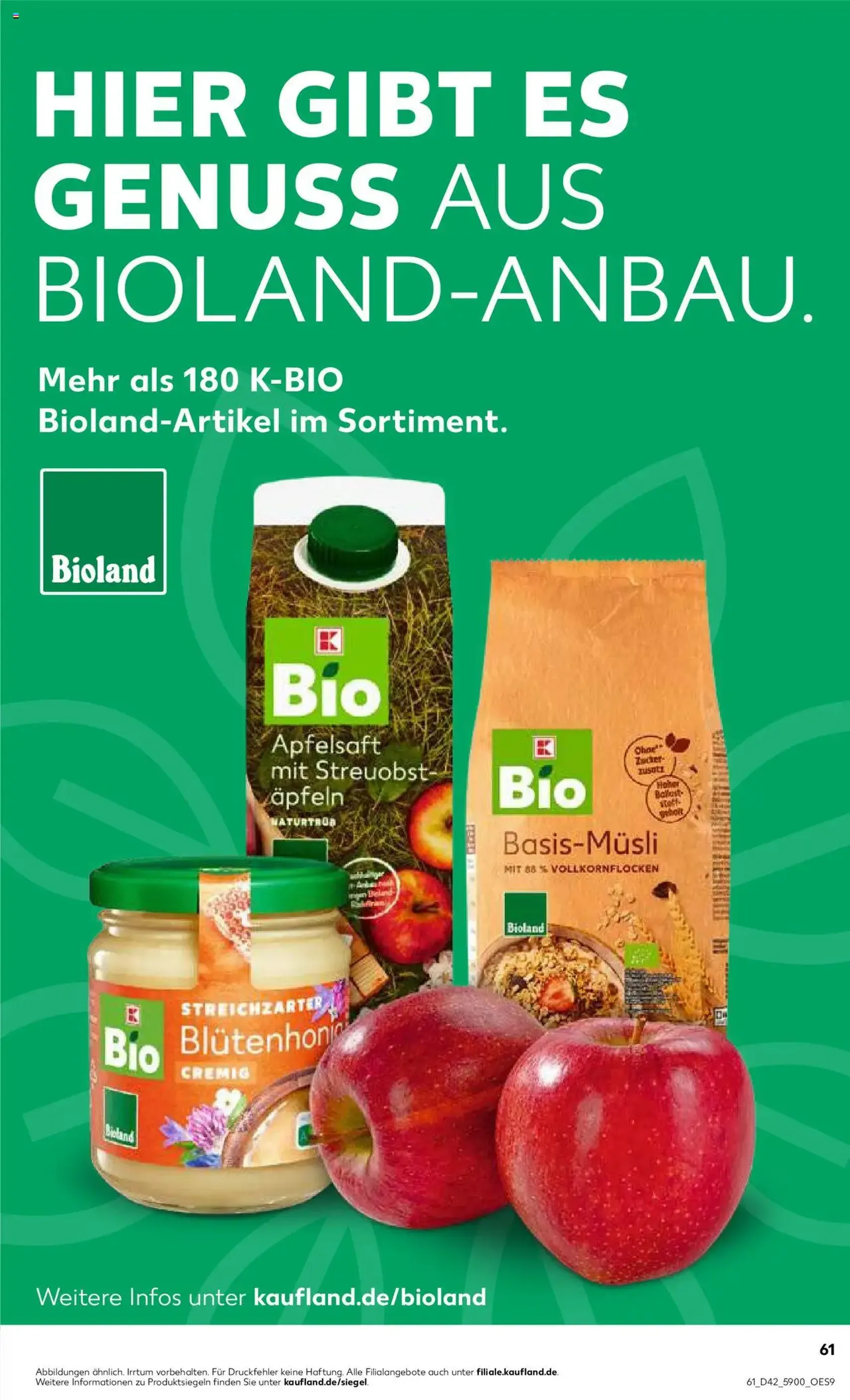 Kaufland Prospekt - Gültiger Prospekt ab 16.10.2025, Seite 61 von insgesamt 64 Kaufland Prospekt - Gültiger Prospekt ab 16.10.2025, Seite 61 von insgesamt 64