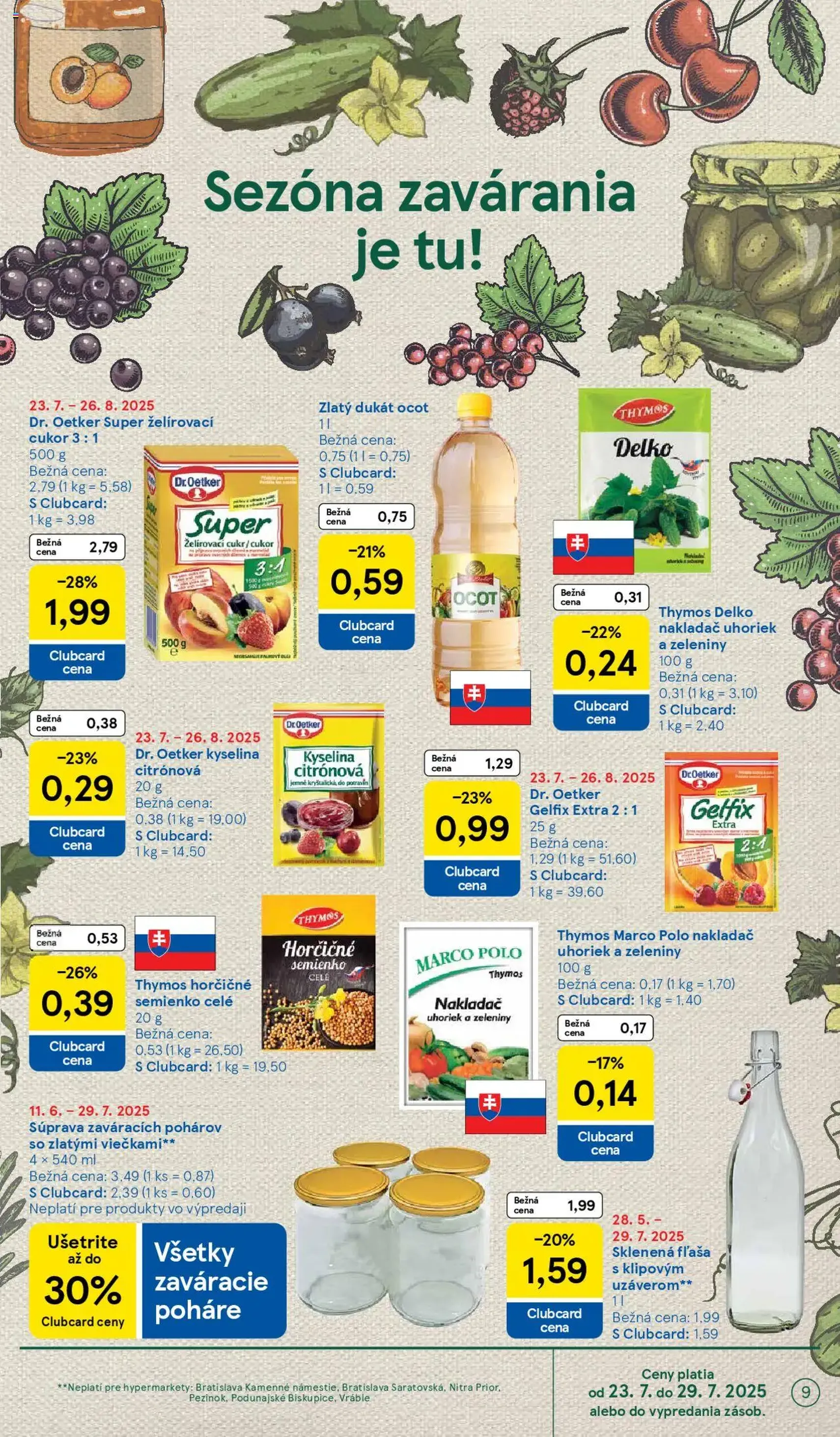 Tesco Hypermarket - leták - platný leták od 23.07.2025 strana 9 z 37 Tesco Hypermarket - leták - platný leták od 23.07.2025 strana 9 z 37