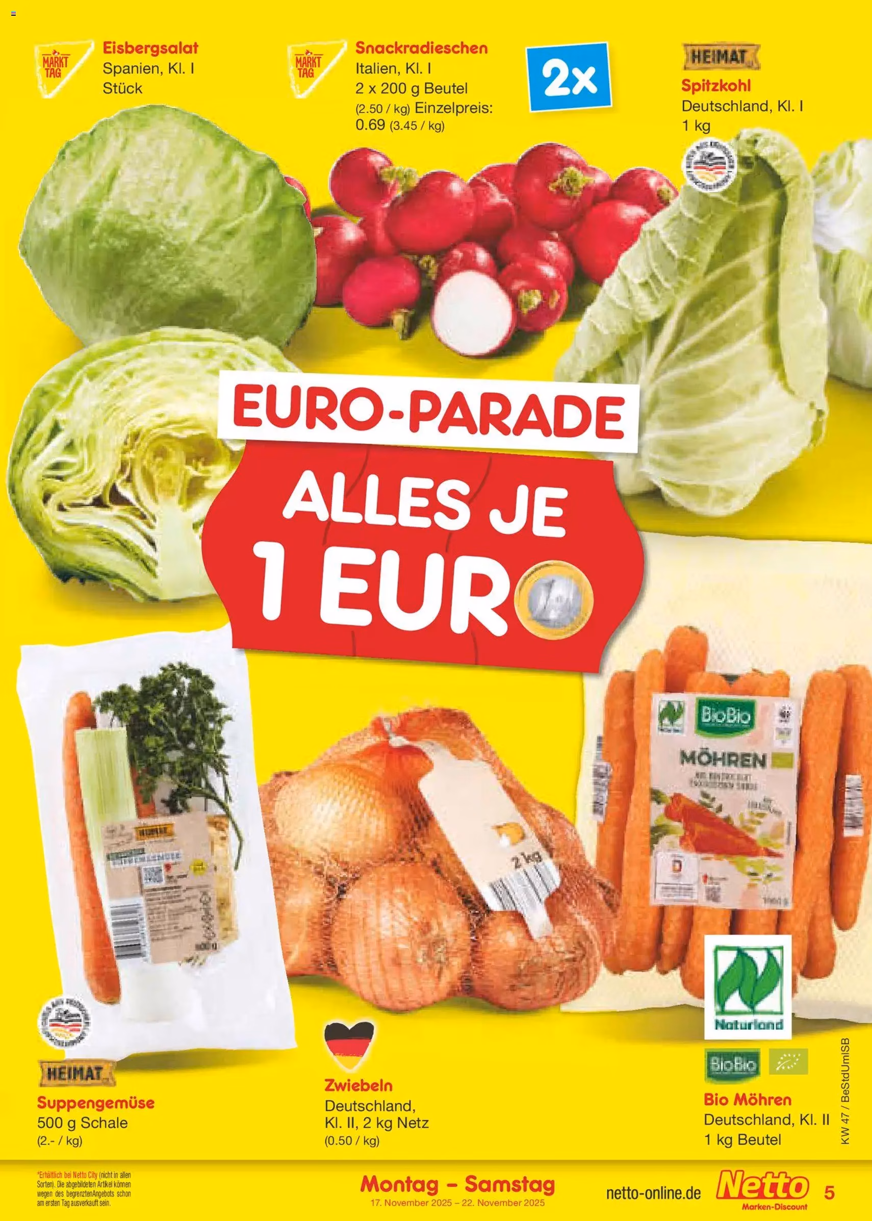 Netto Marken-Discount - Black Friday - Gültiger Prospekt ab 17.11.2025, Seite 5 von insgesamt 60